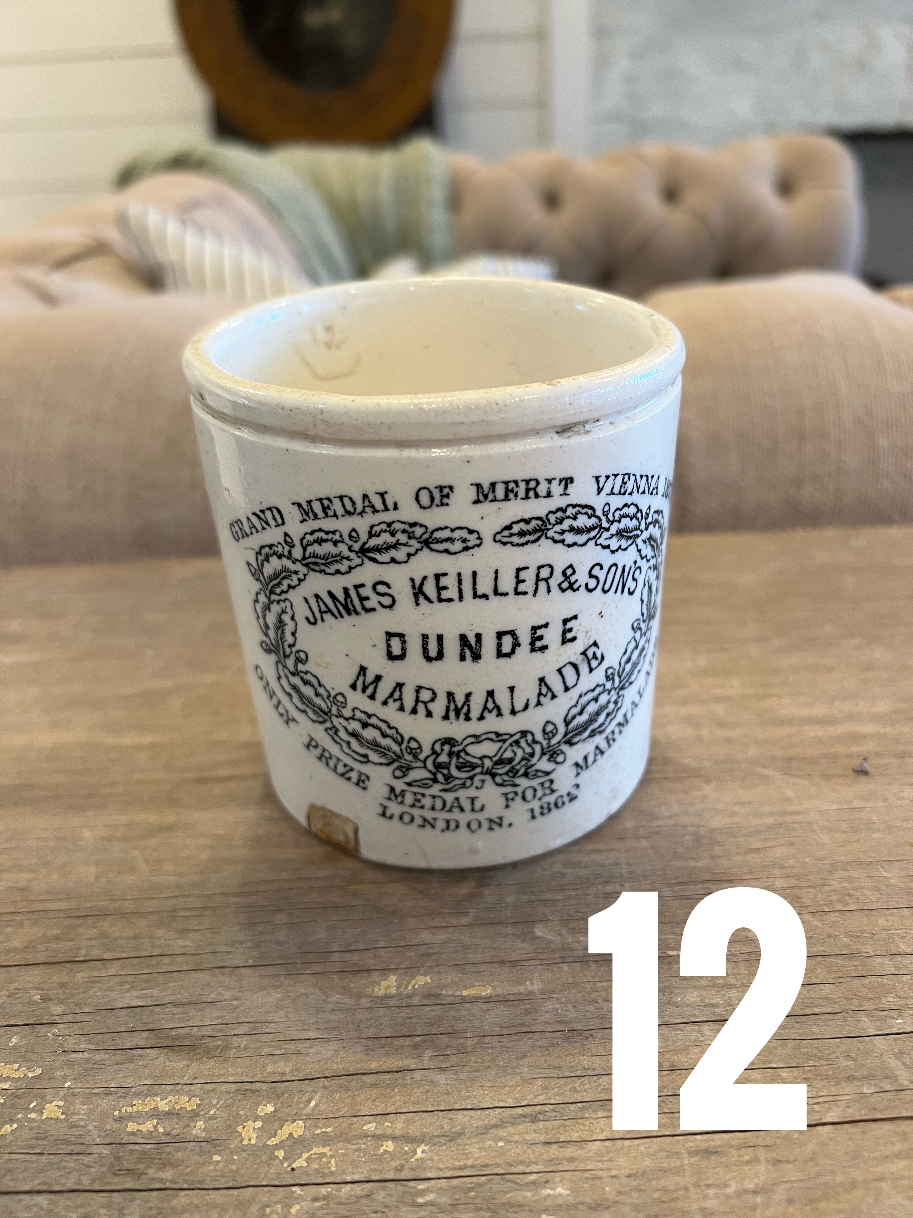James Keiller & Sons Dundee Marmalade Crocks