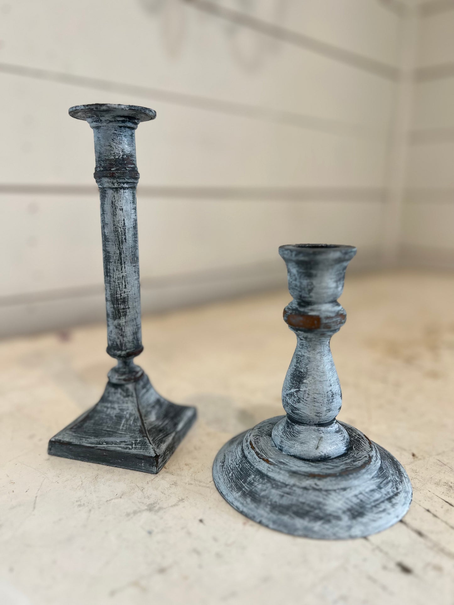 Hand Painted candlesticks