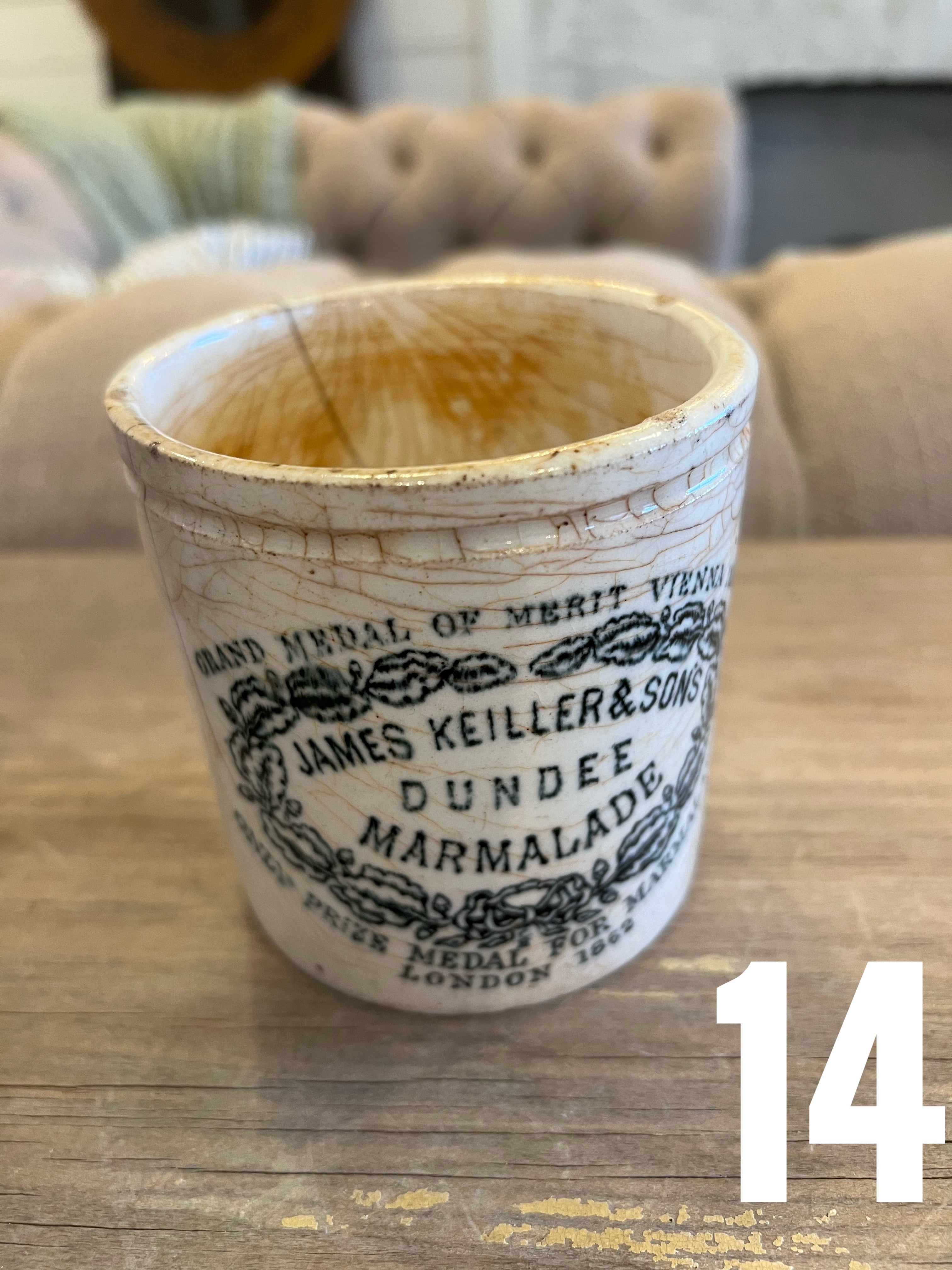 James Keiller & Sons Dundee Marmalade Crocks