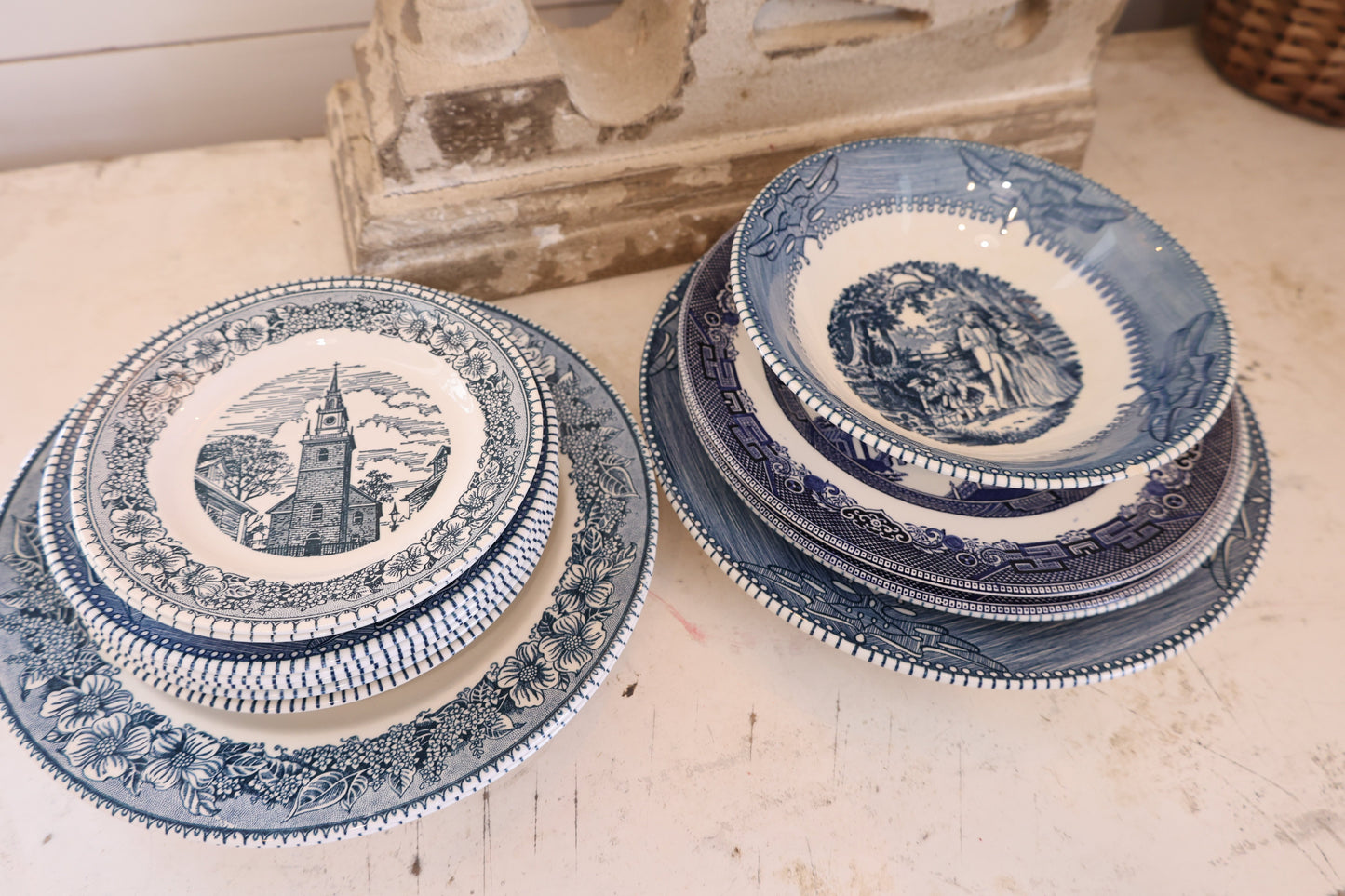 Blue and White Ironstone collection