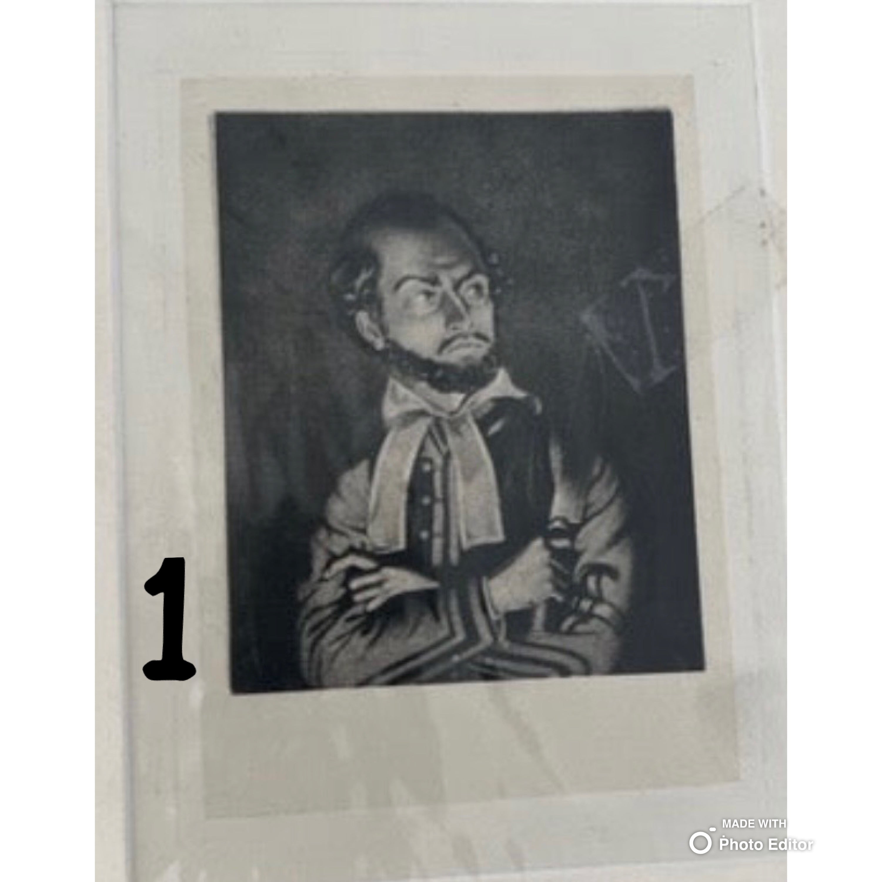 Vintage Matted Print