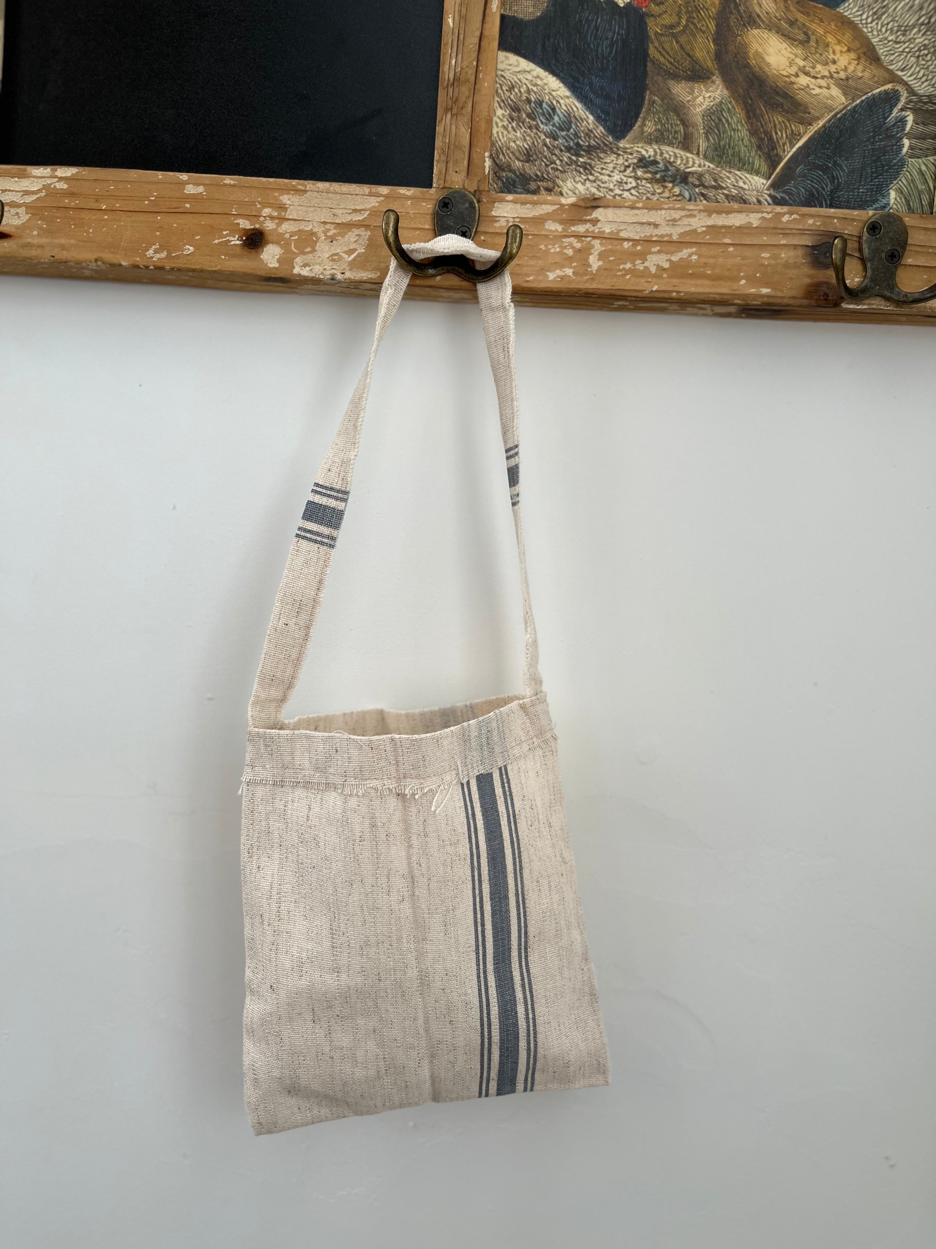 Feed Sack Striped Bag