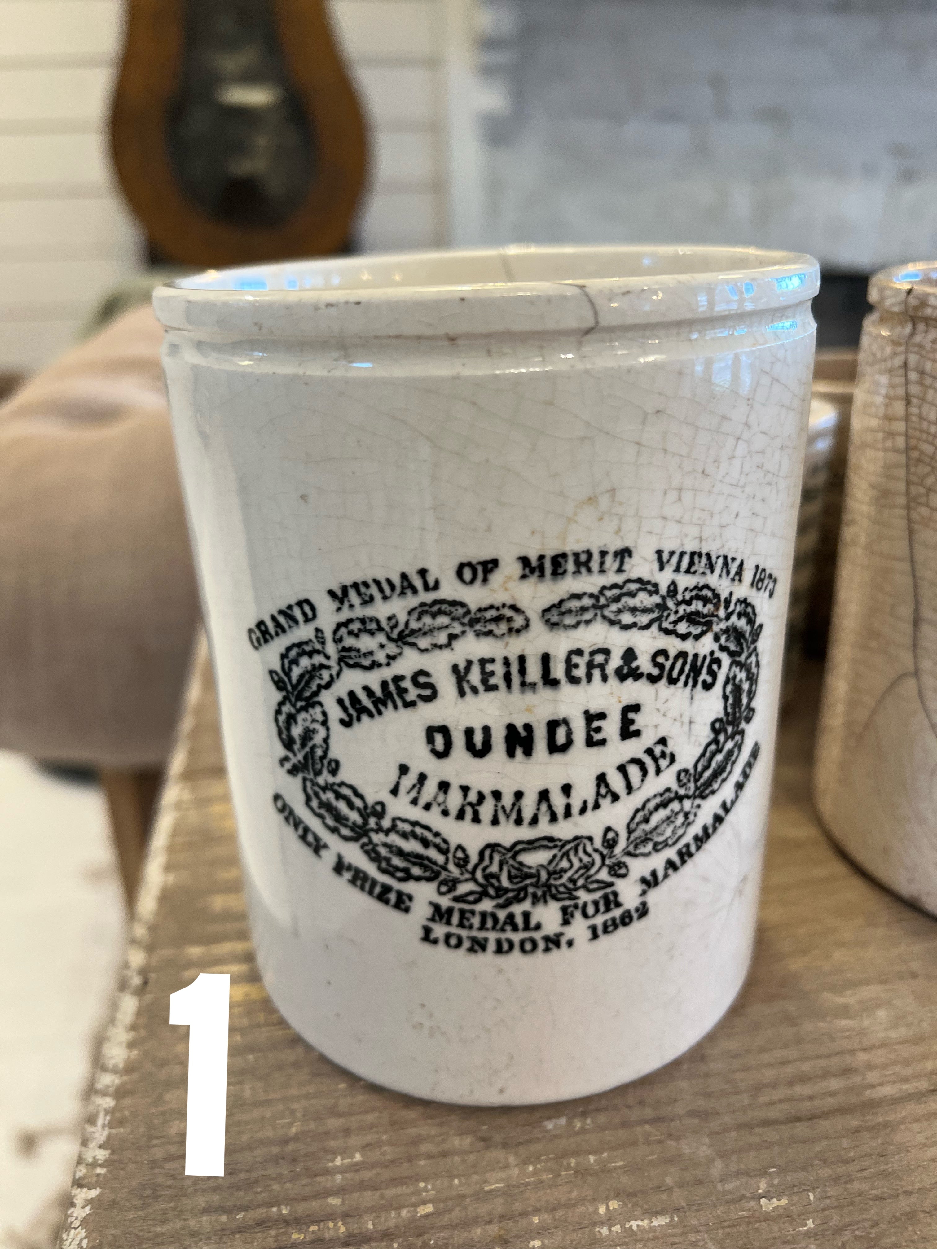 James Keiller & Sons Dundee Marmalade Crocks