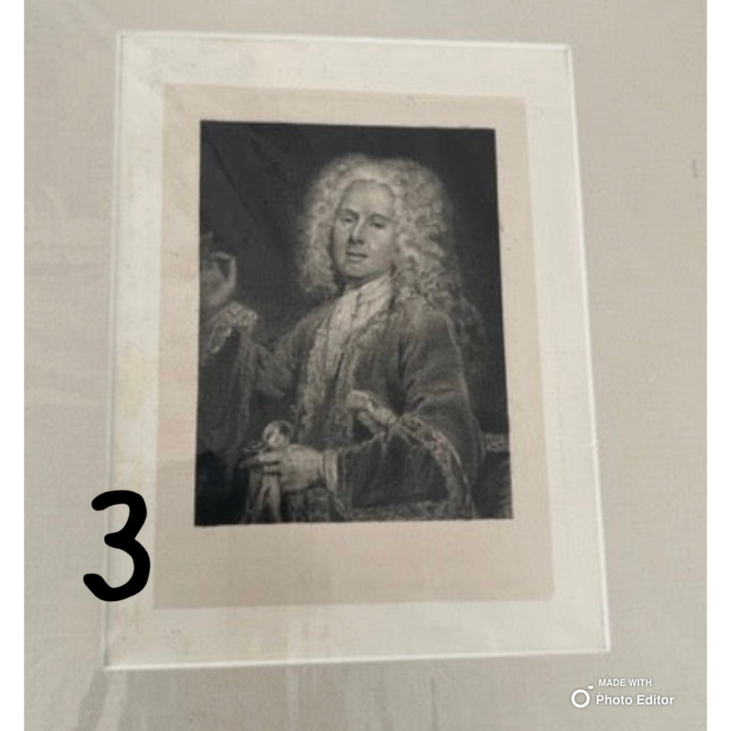 Vintage Matted Print