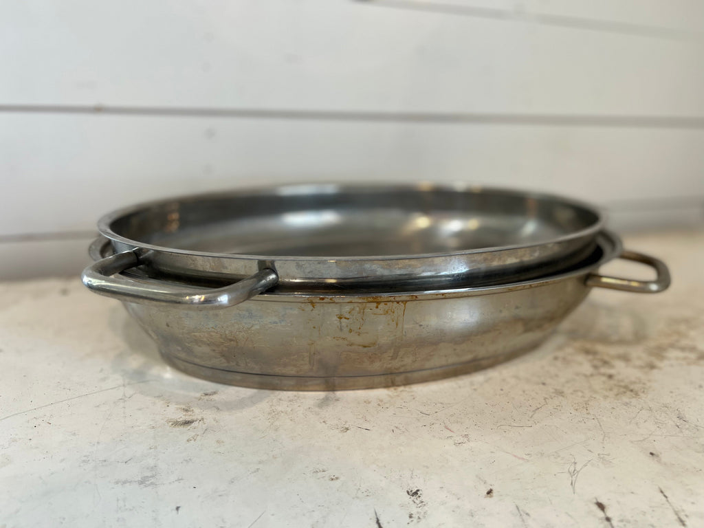 Stainless Steel Roaster - Charming Art Jami Ray Vintage