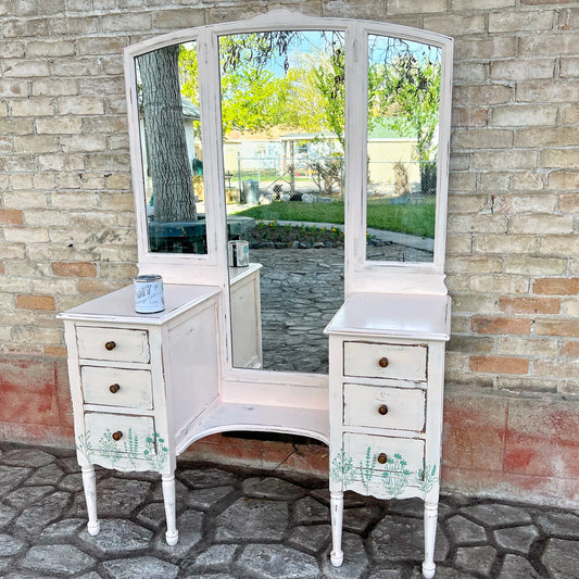 Vintage Pink Vanity