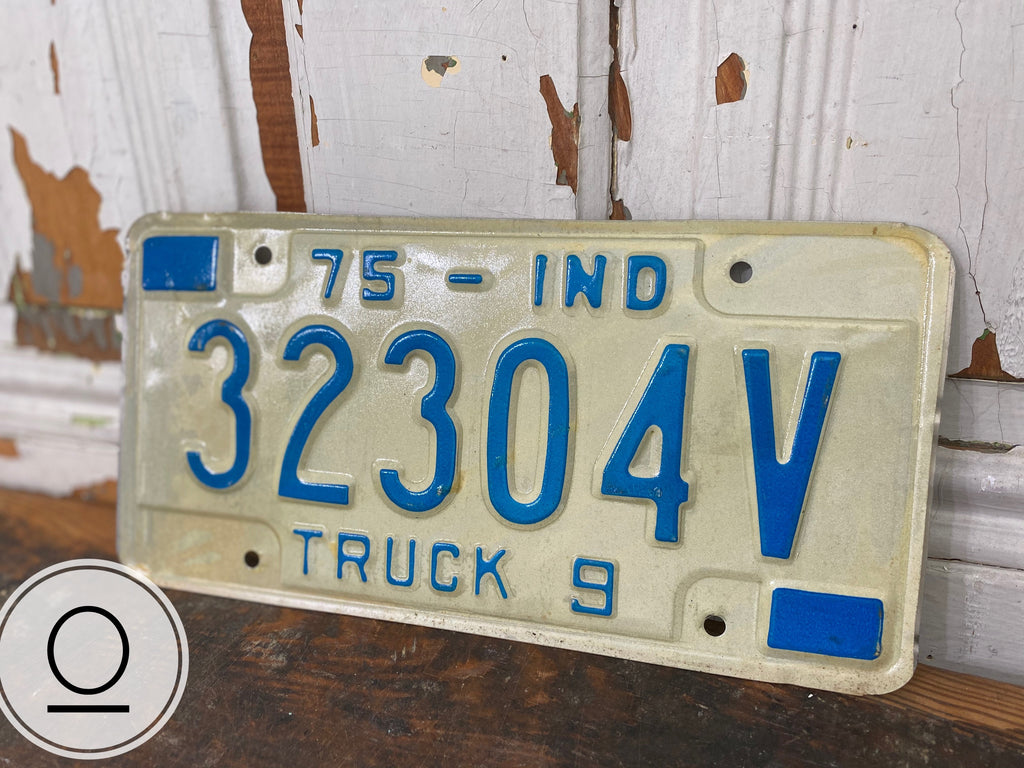 Vintage License Plate