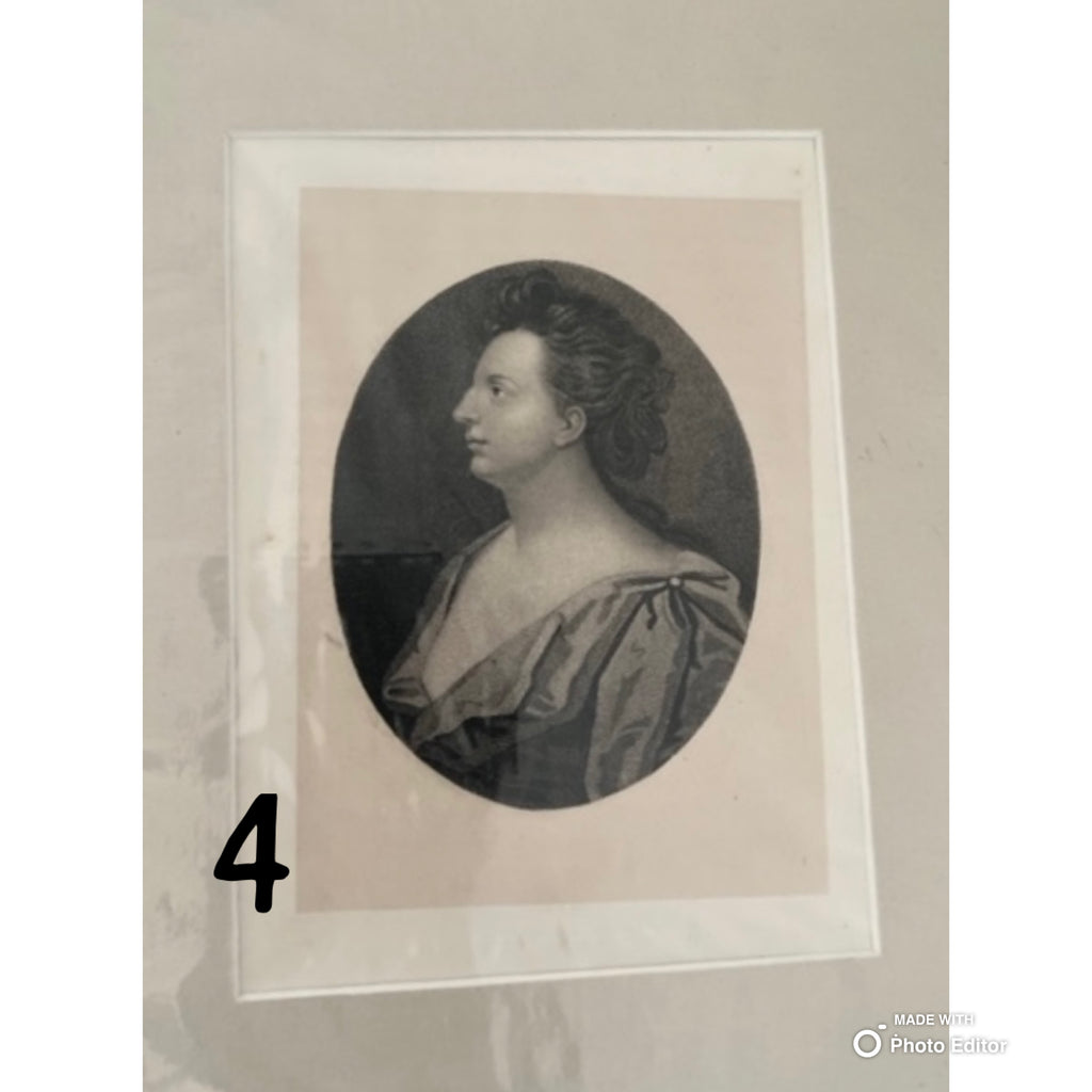 Vintage Matted Print