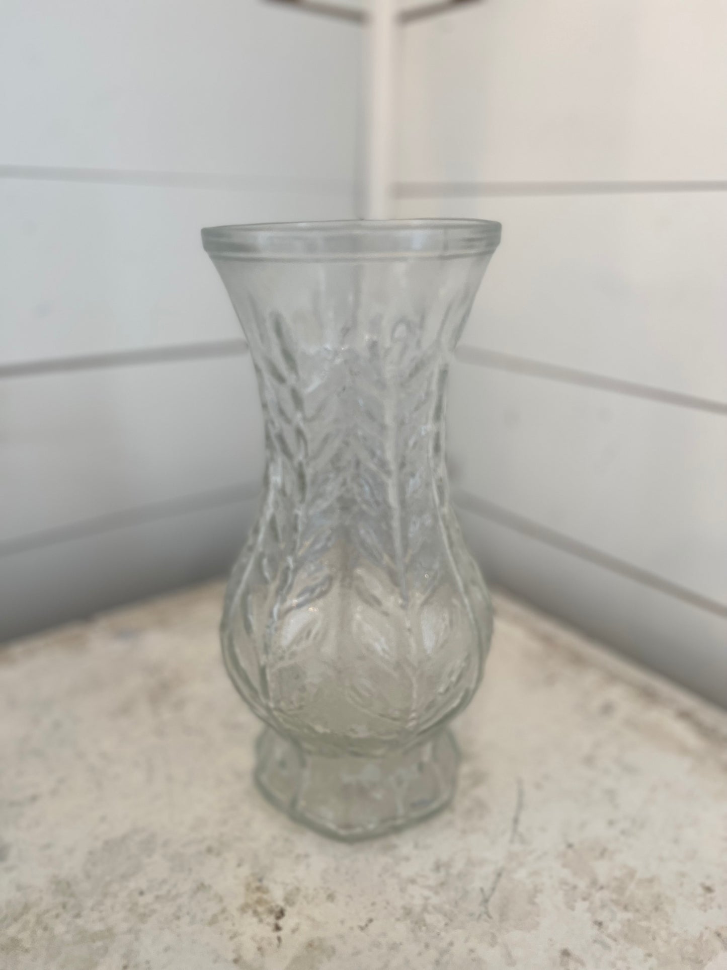 Leaf Glass Vase - As Is