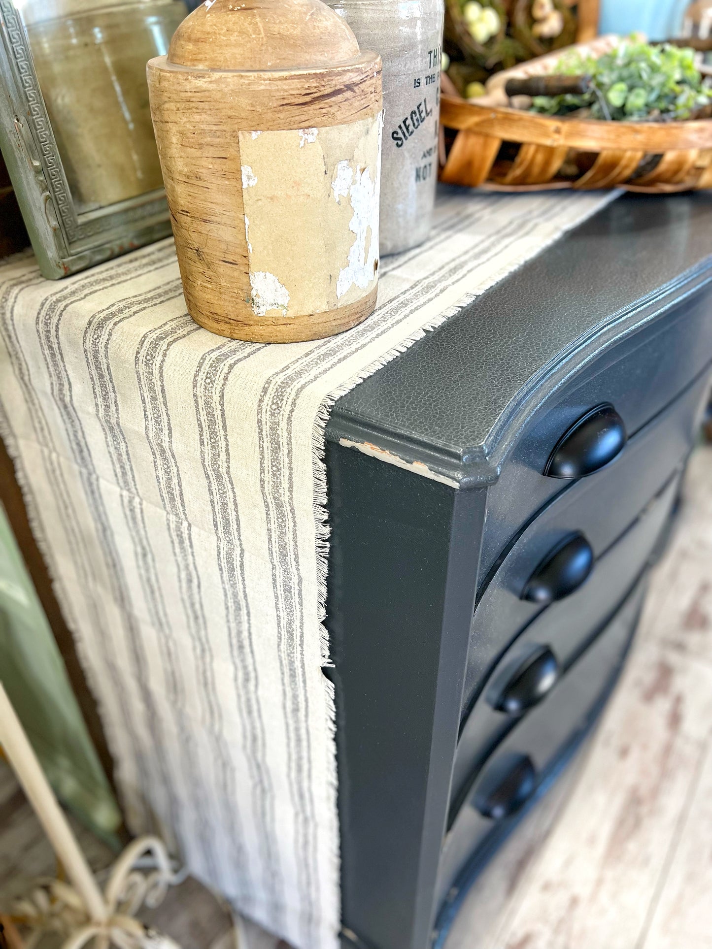 Vintage Stihl Dresser - Navy Crackle