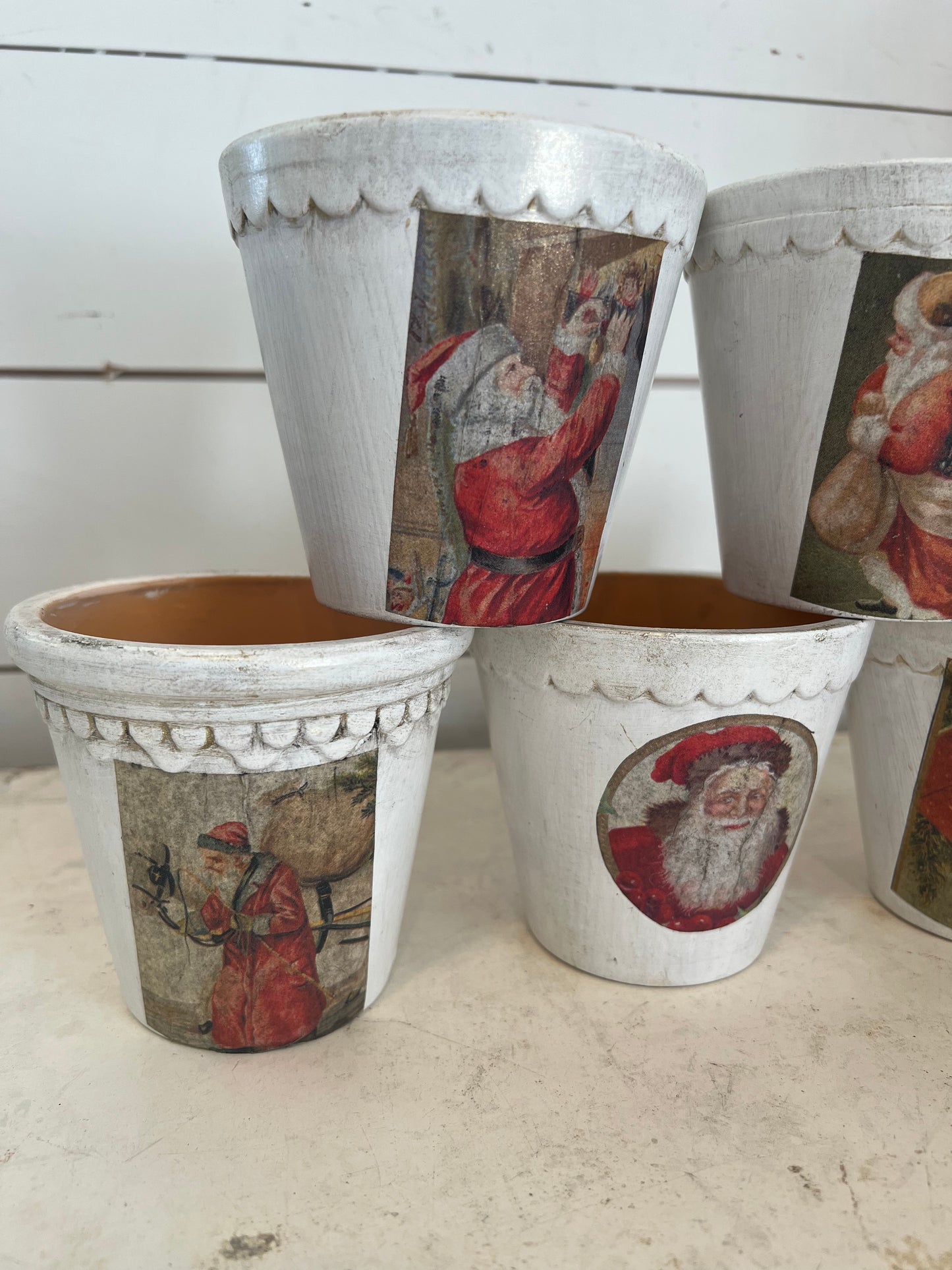 Santa Pots - Sold individually