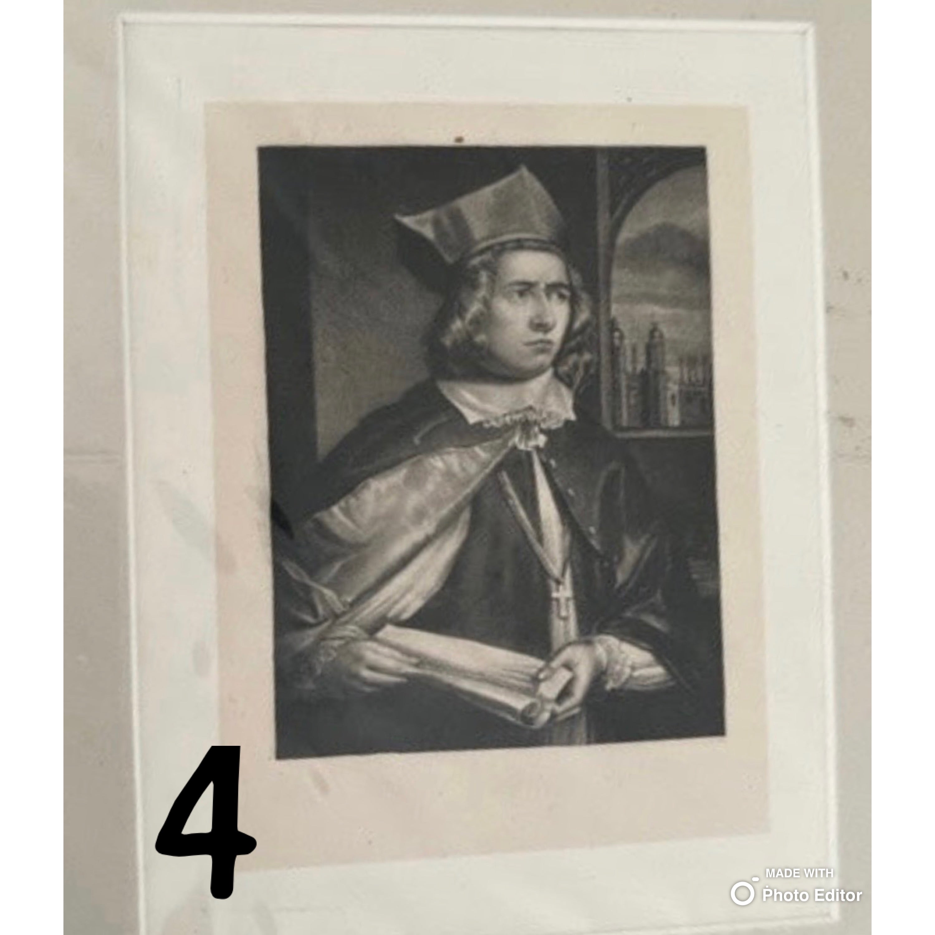 Vintage Matted Print
