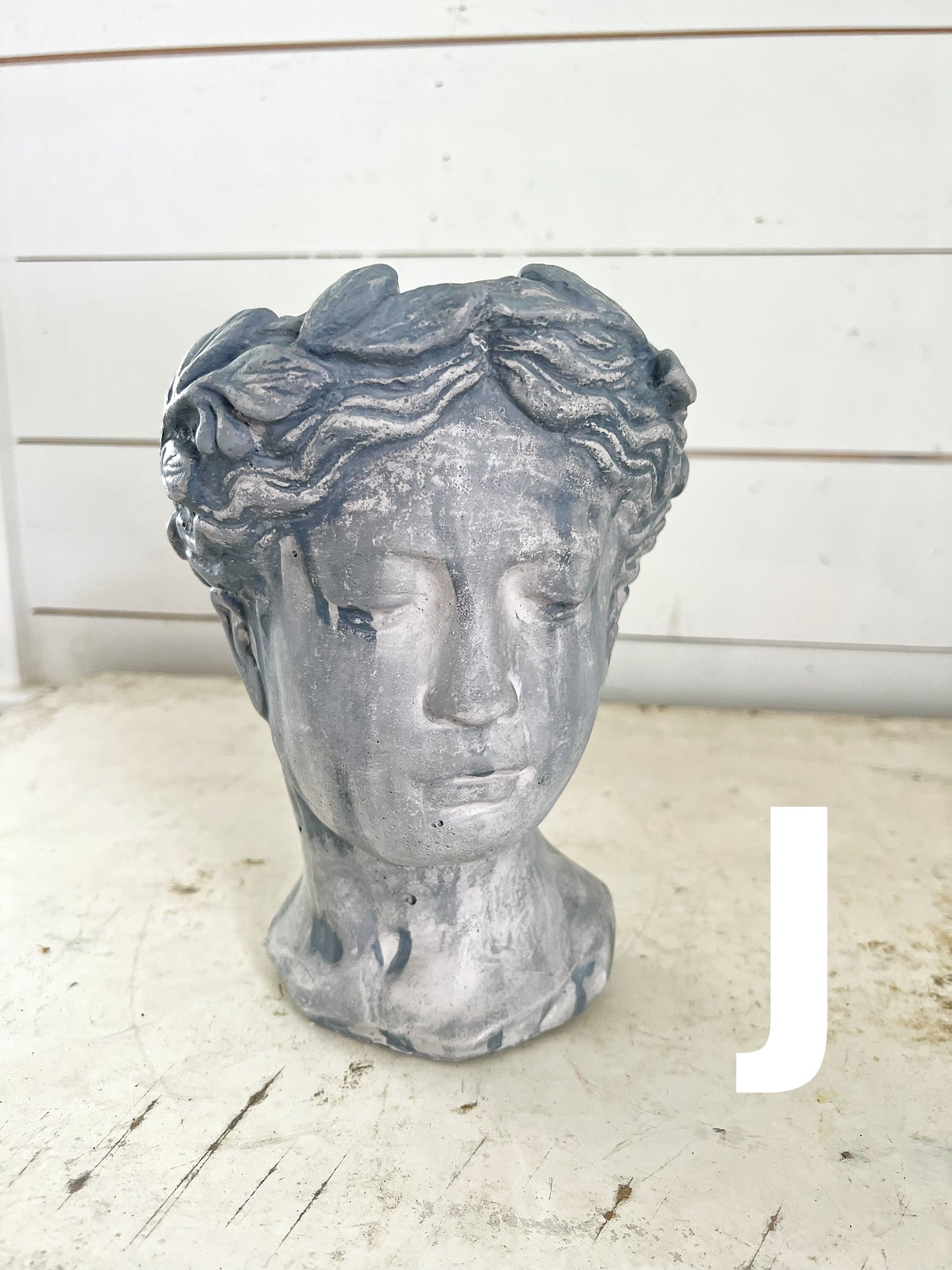 Hand Painted Bust Pots