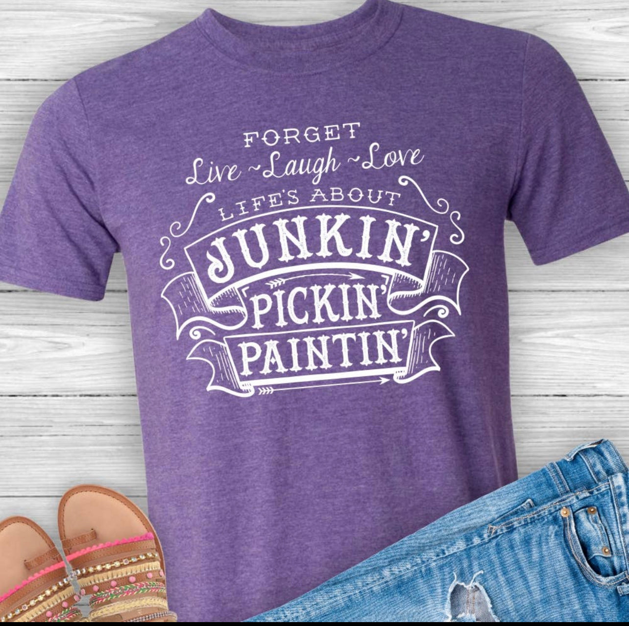 Junkin' Pickin' Paintin' Graphic Tee