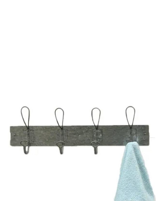 Wall Coat Holder with 4 Hooks