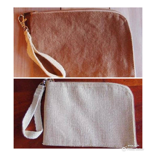 Imperfectly Sewn Zipper Pouch