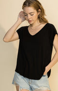 V Neck Raglan