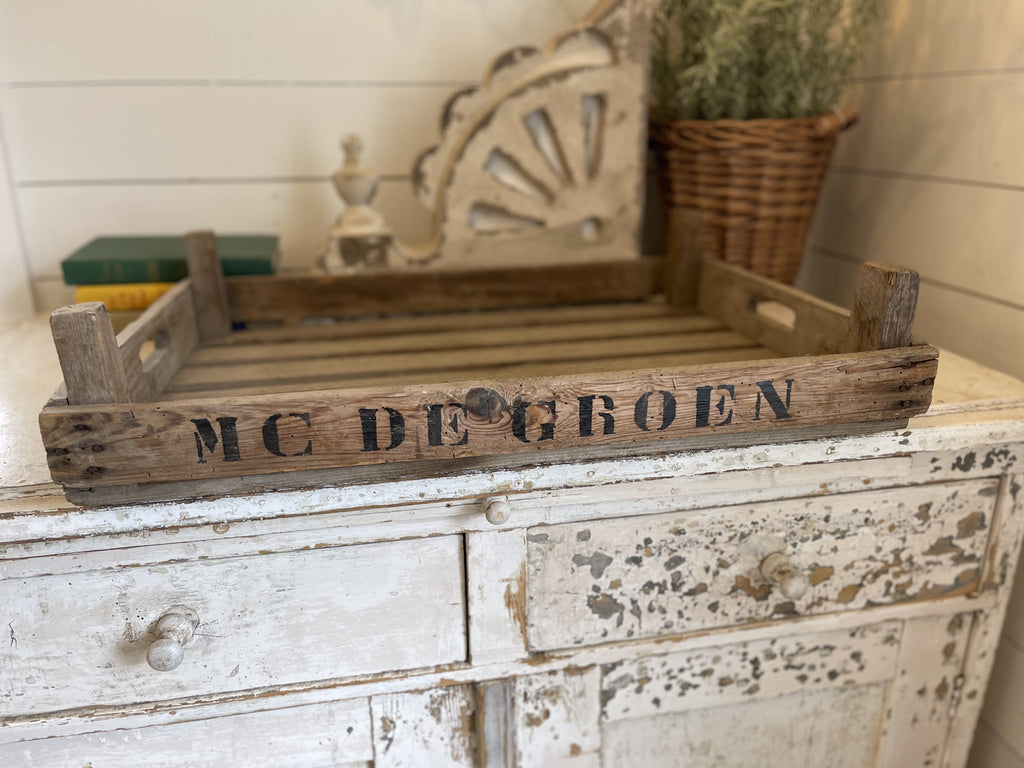 Vintage Grower Crate - European