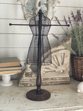 Large Mesh Jewelry Holder - Brown