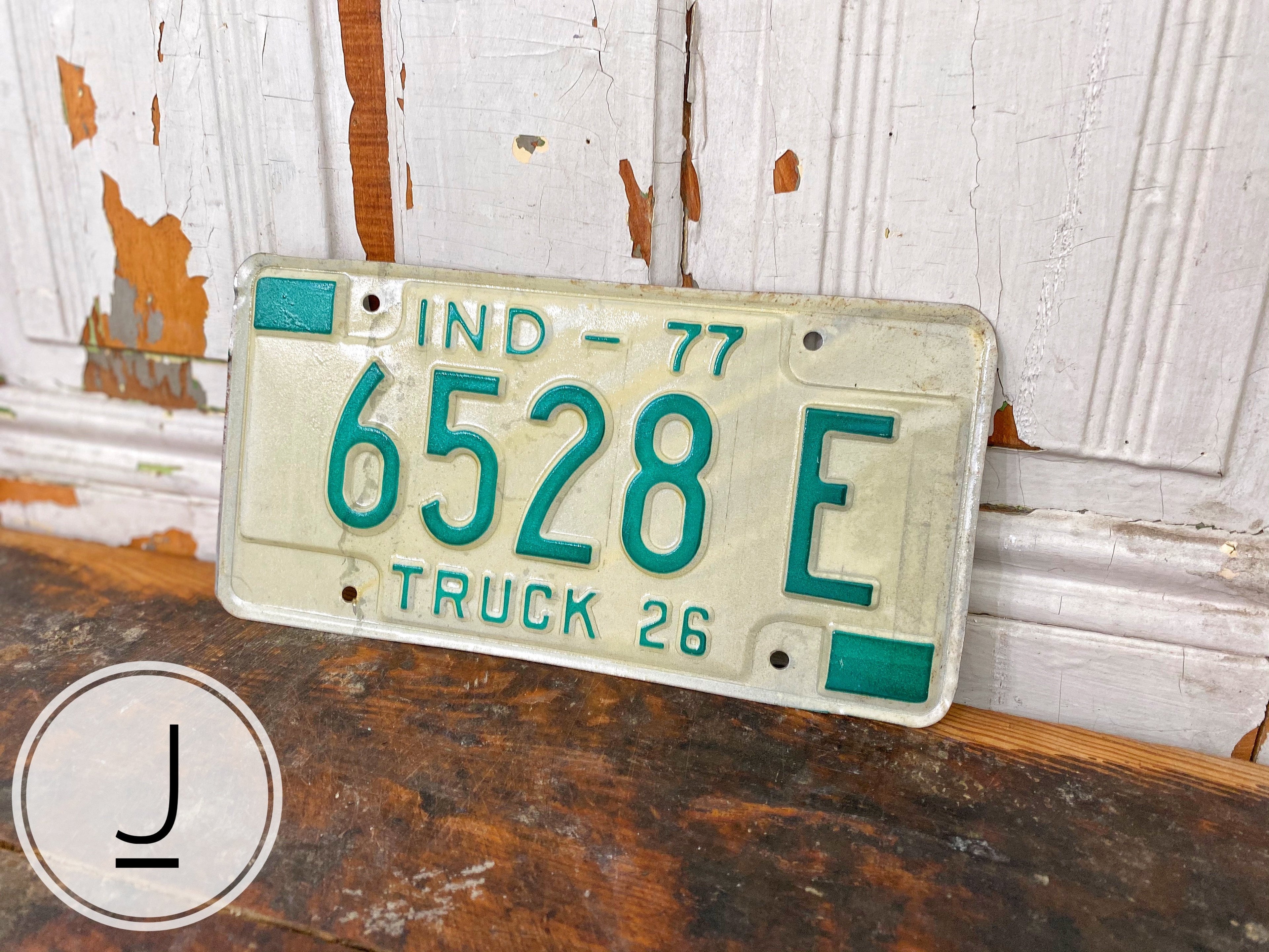 Vintage License Plate