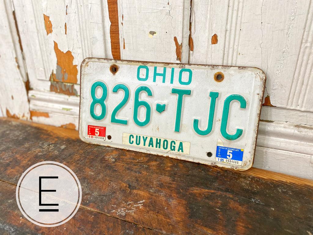 Vintage License Plate