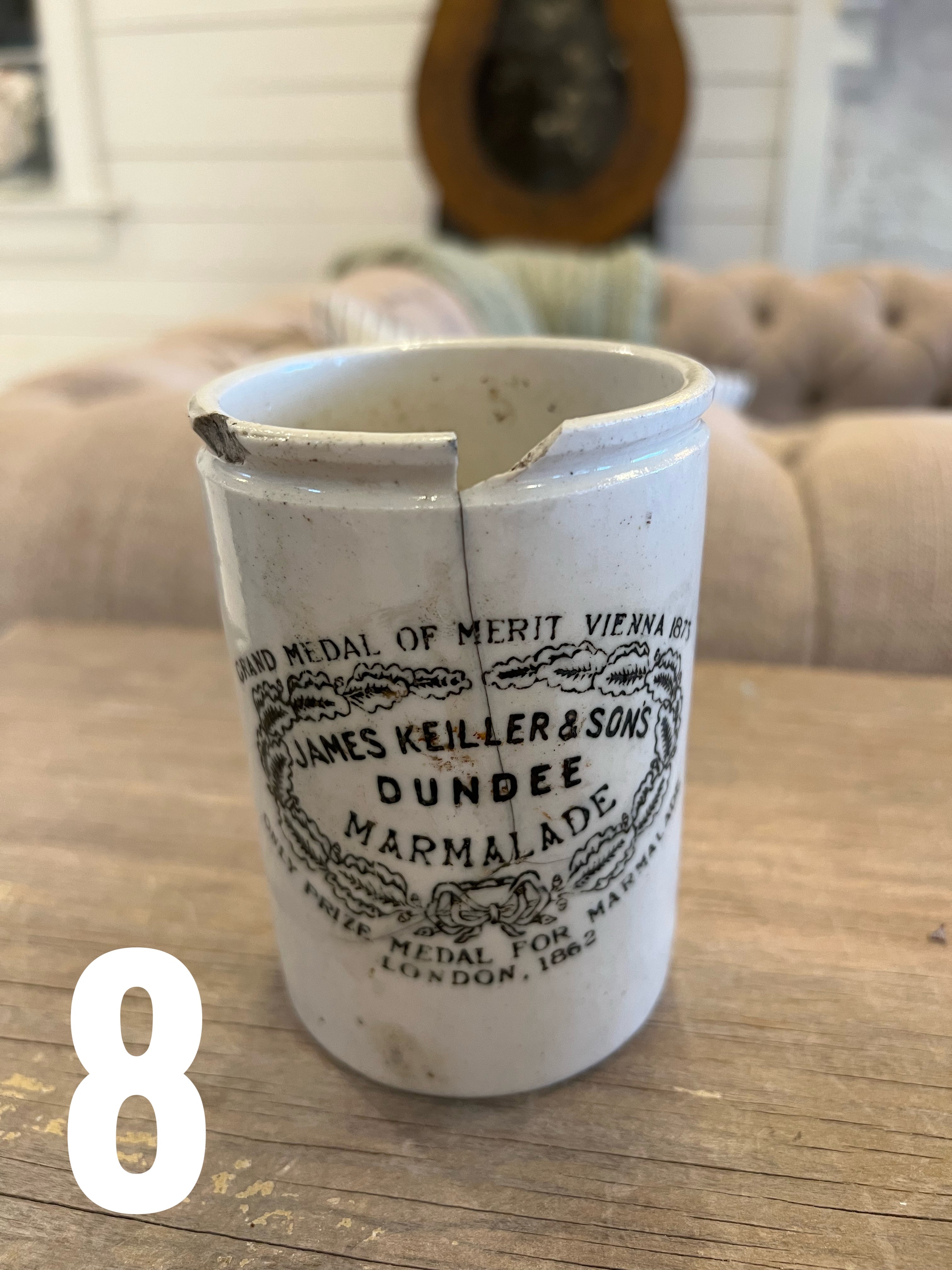 James Keiller & Sons Dundee Marmalade Crocks