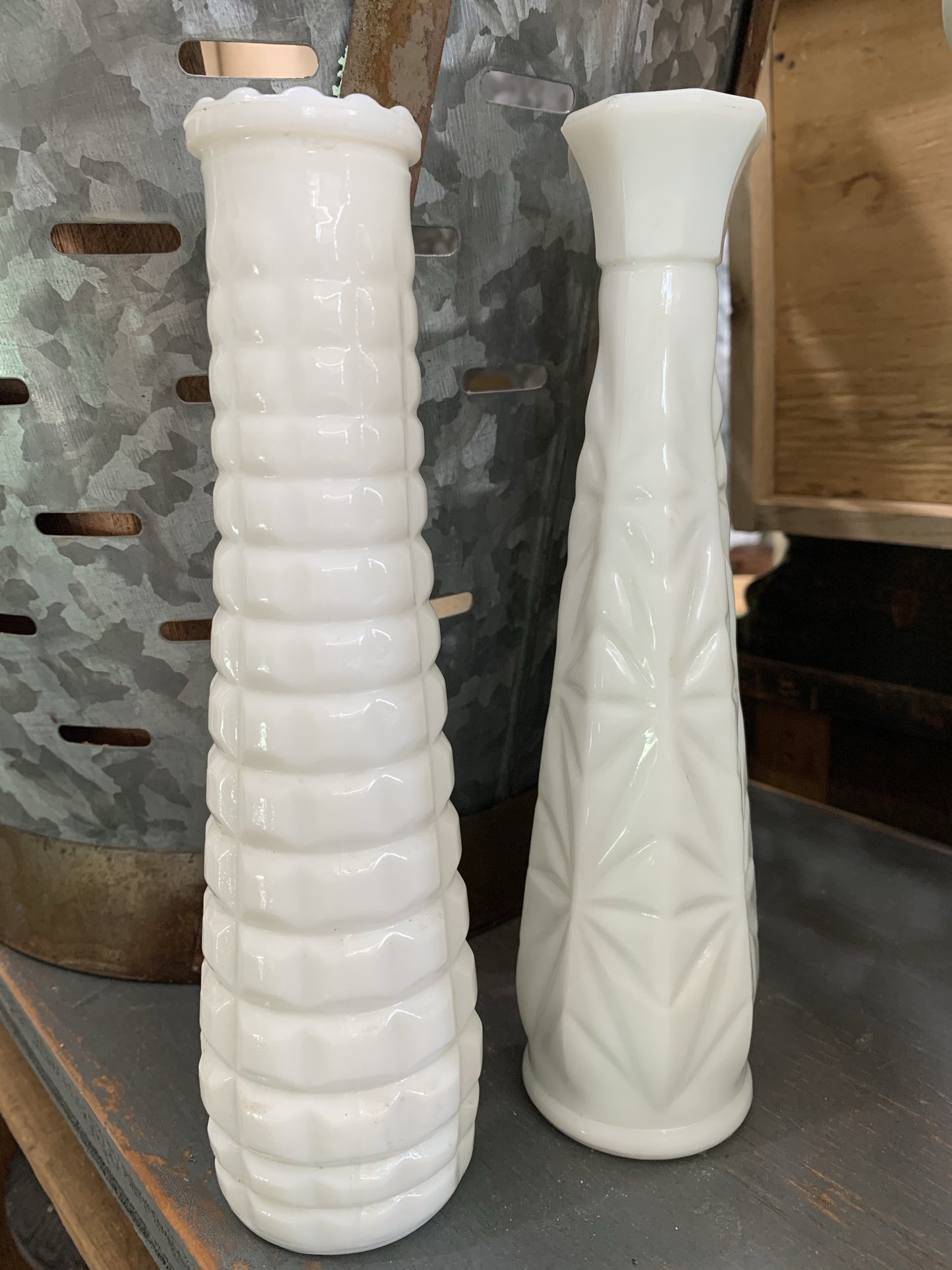 Medium Milk Glass Vase
