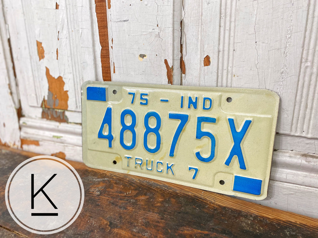 Vintage License Plate
