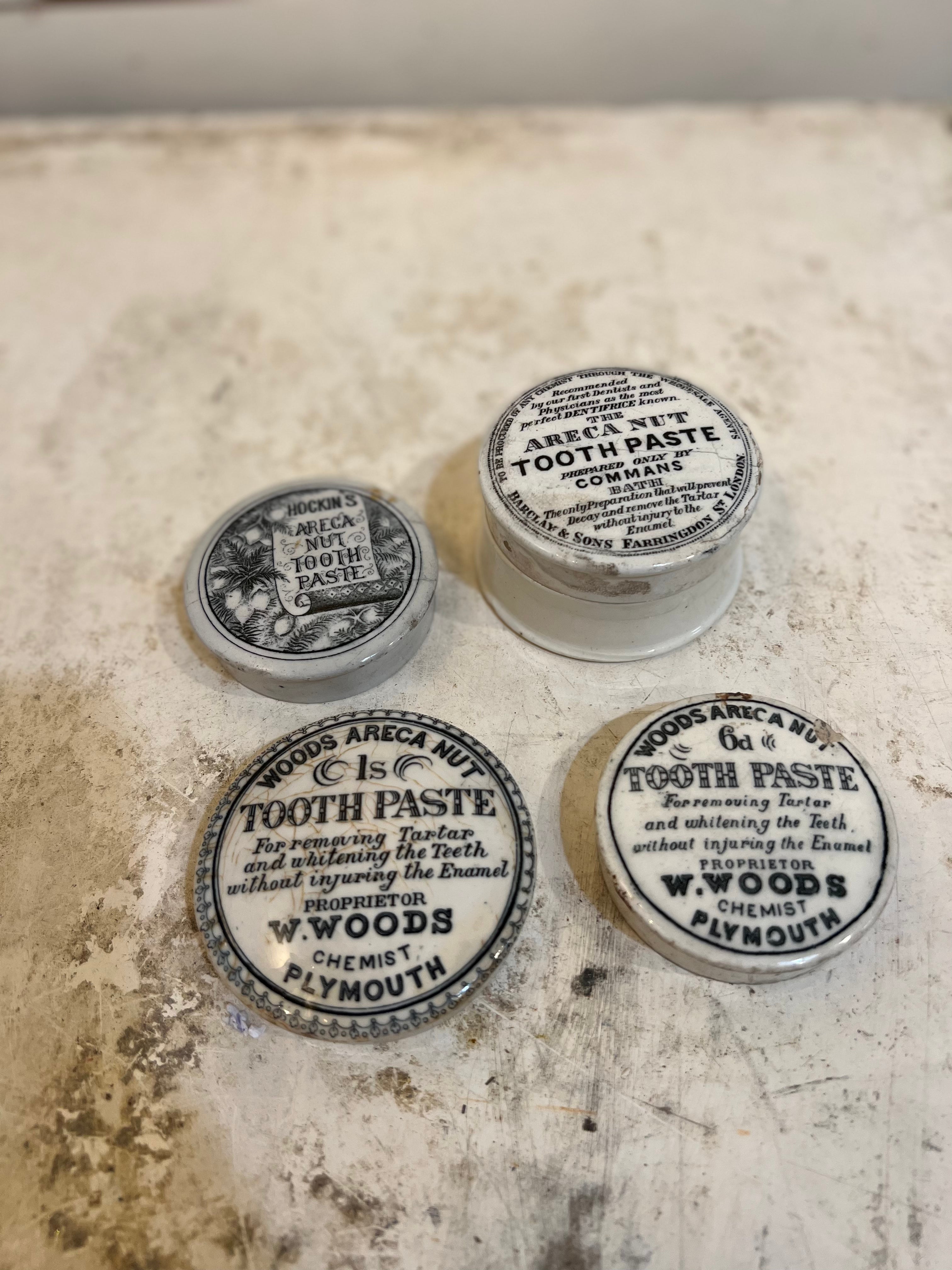 Victorian Areca Nut Tooth Paste Lid Jami Ray Vintage