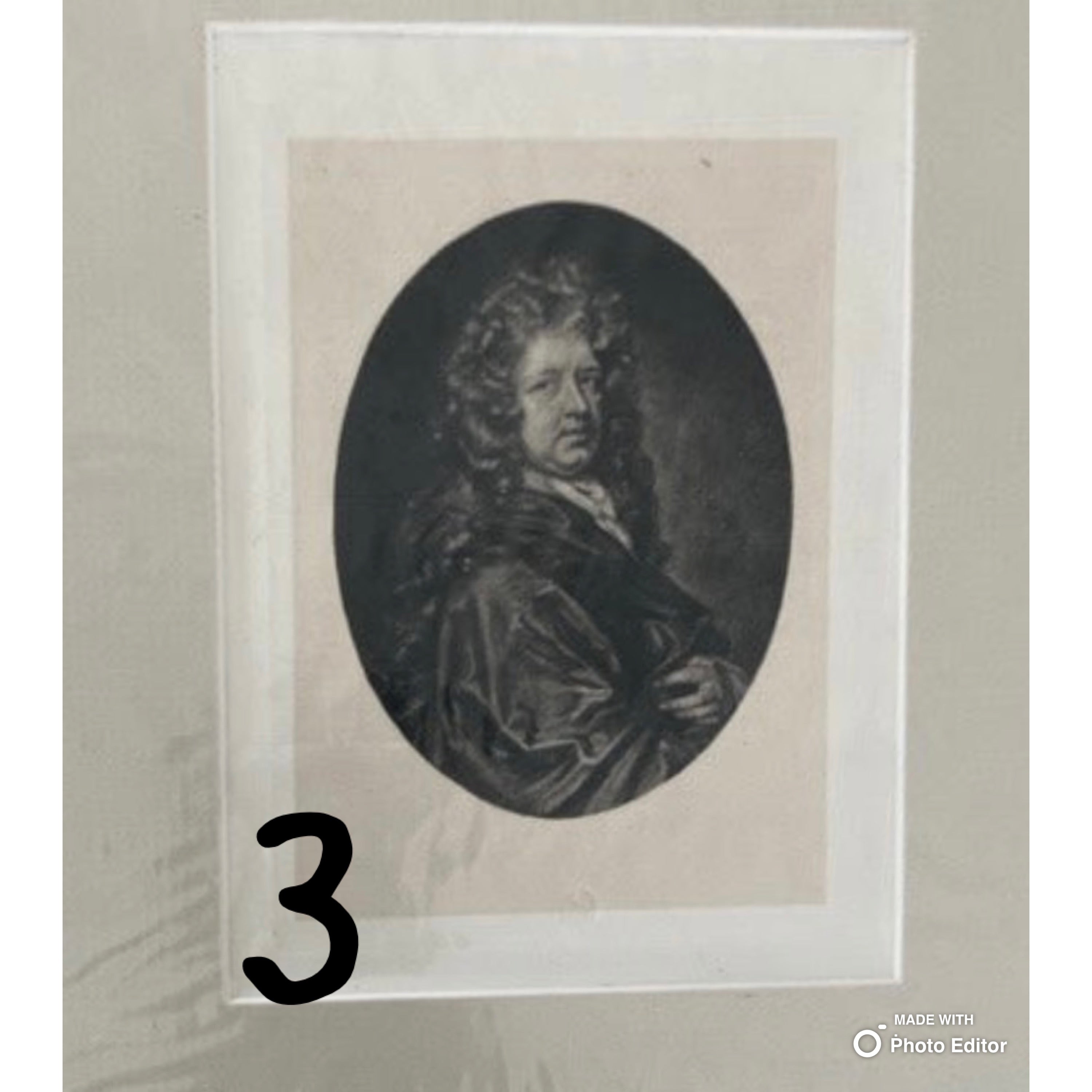 Vintage Matted Print