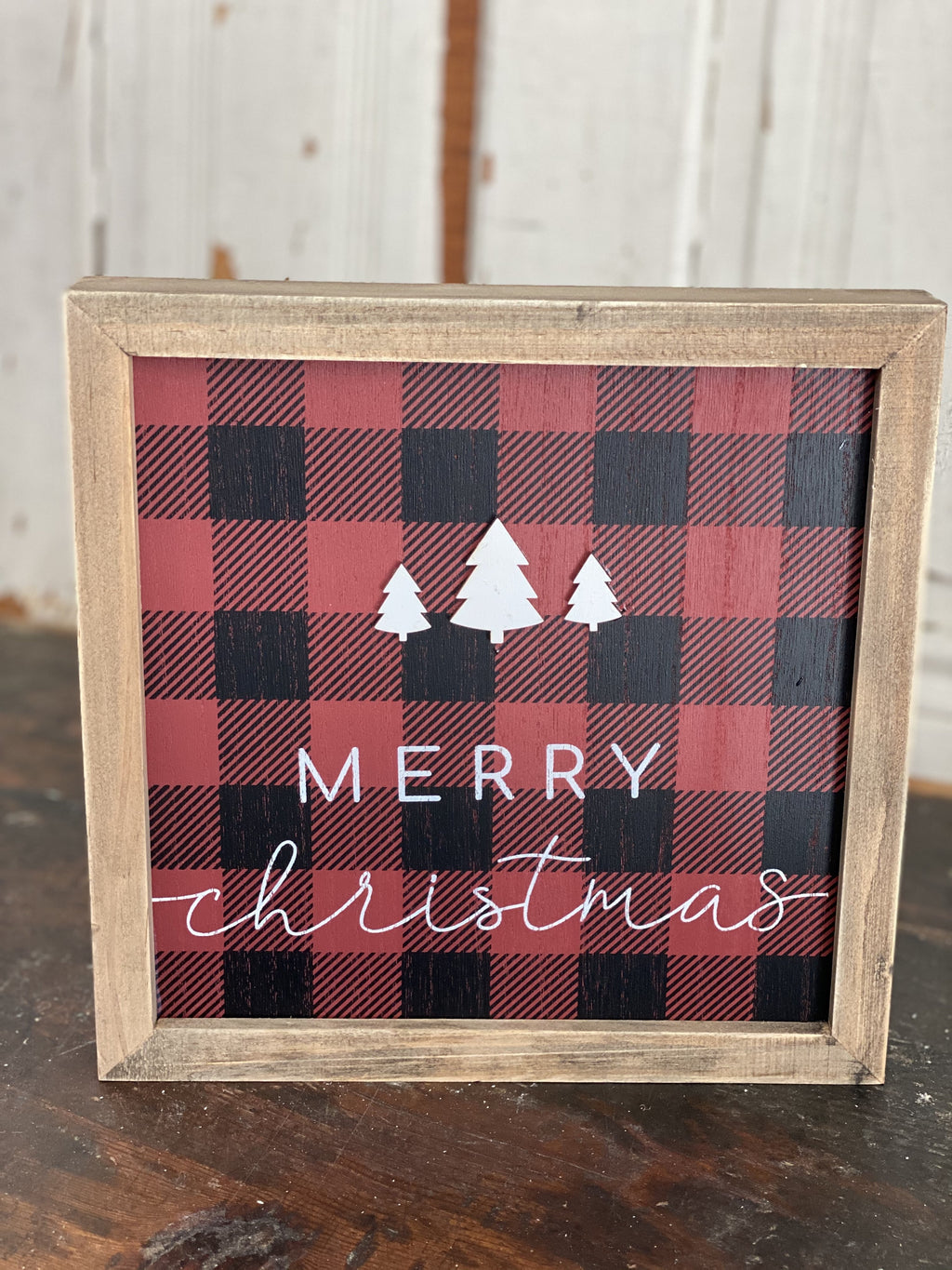 Buffalo Check Christmas Signs