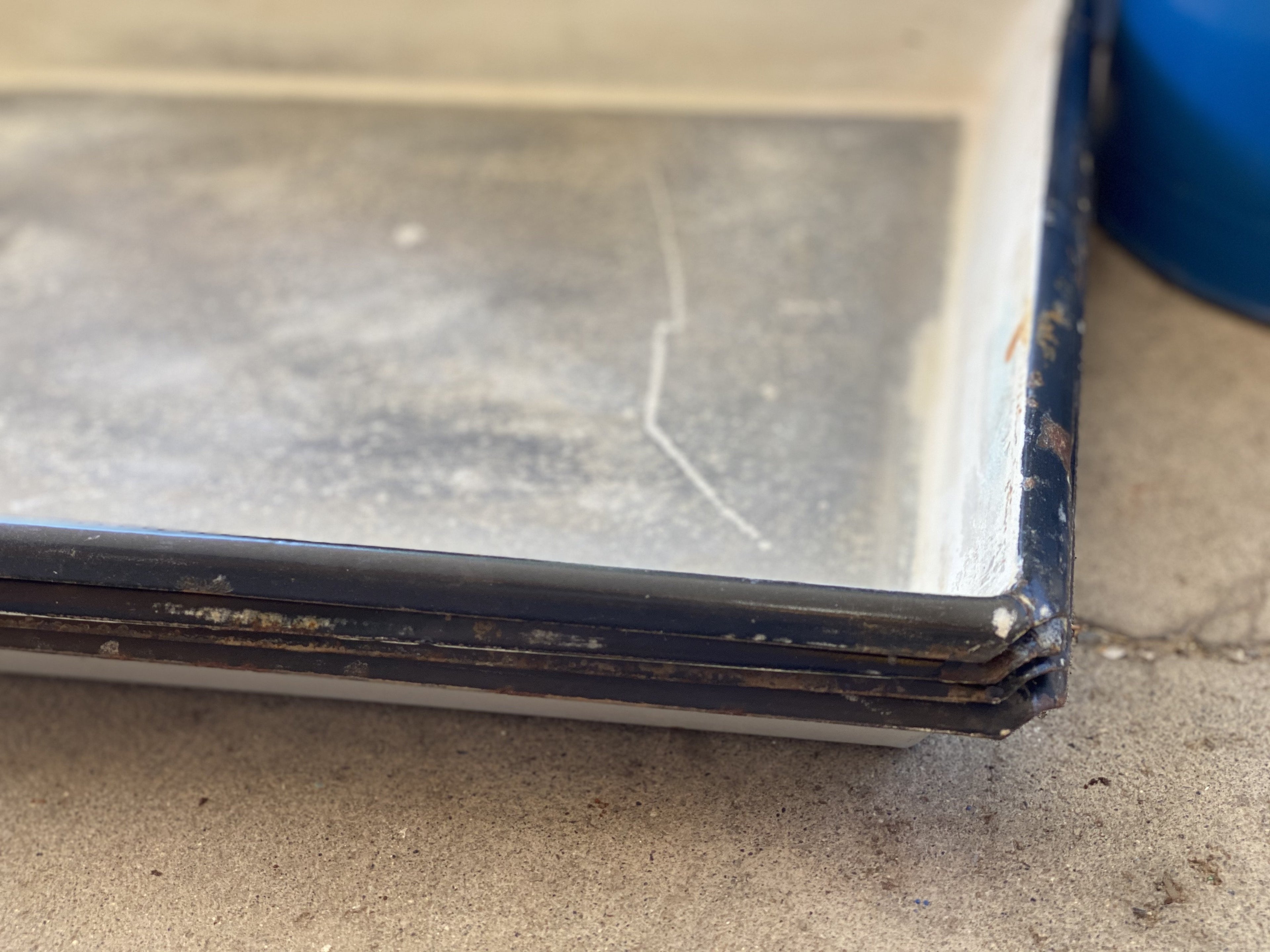Vintage Enamel Tray