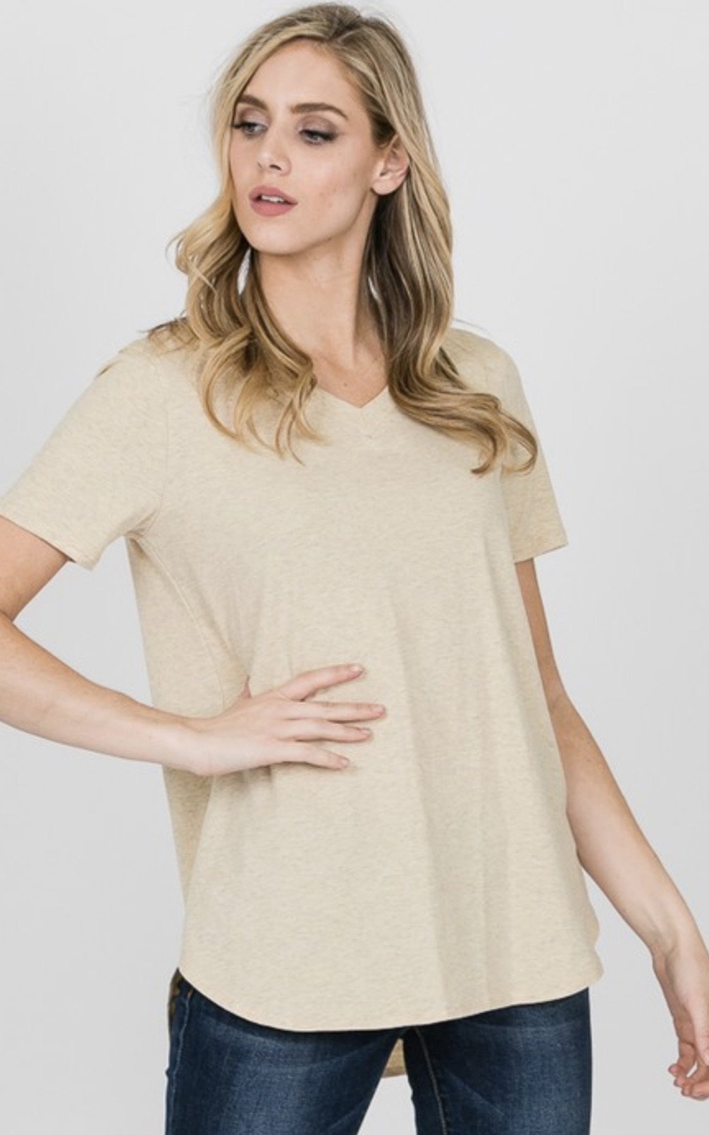 Swing Tee - Basic cut V Neck