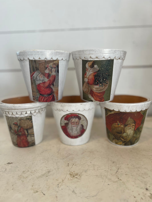 Santa Pots - Sold individually