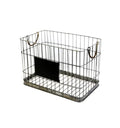 Large Wire Basket With Chalkboard Slate