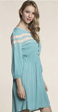 Lace Button Down Dress
