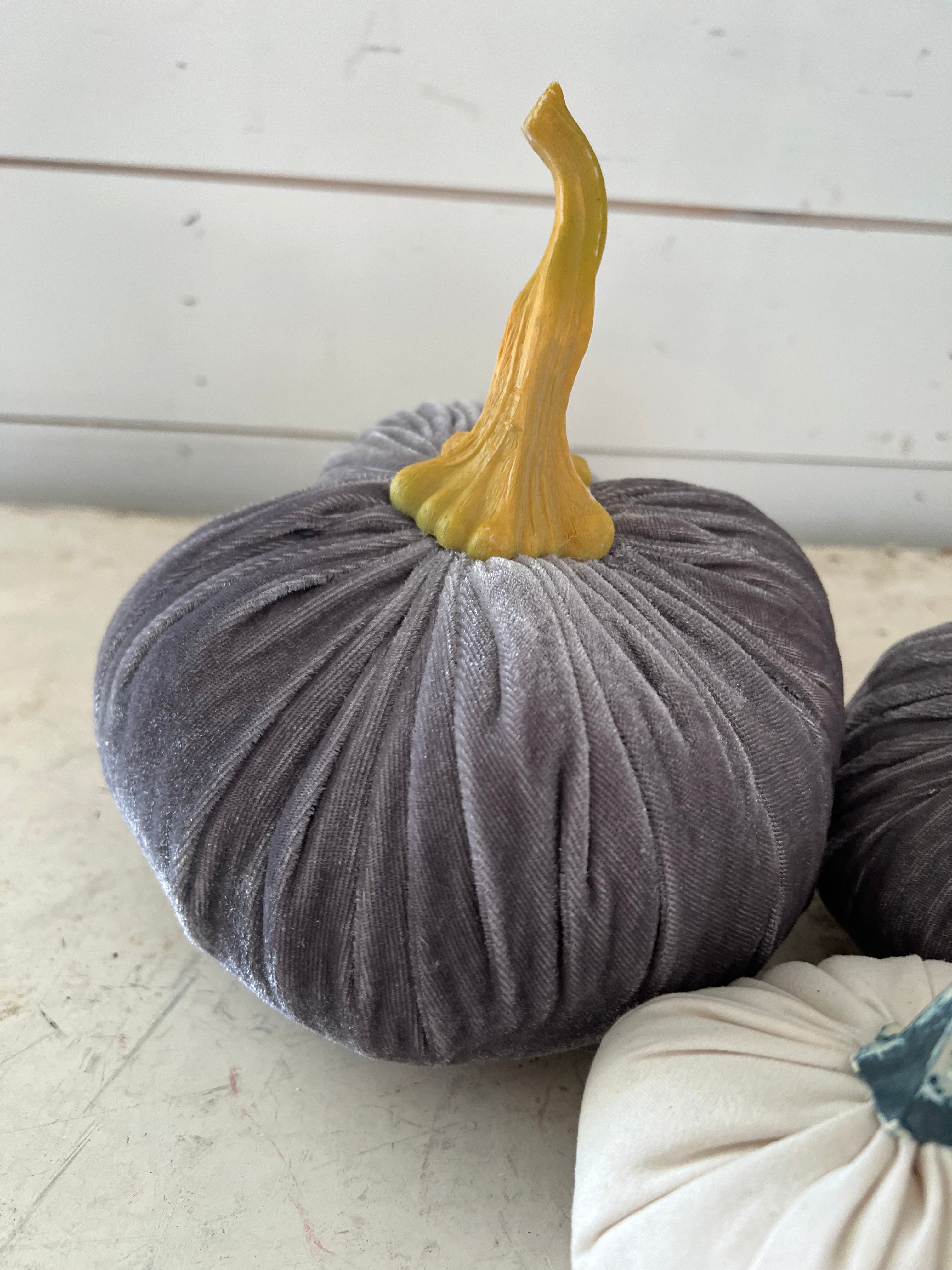 Velvet Pumpkin Trio