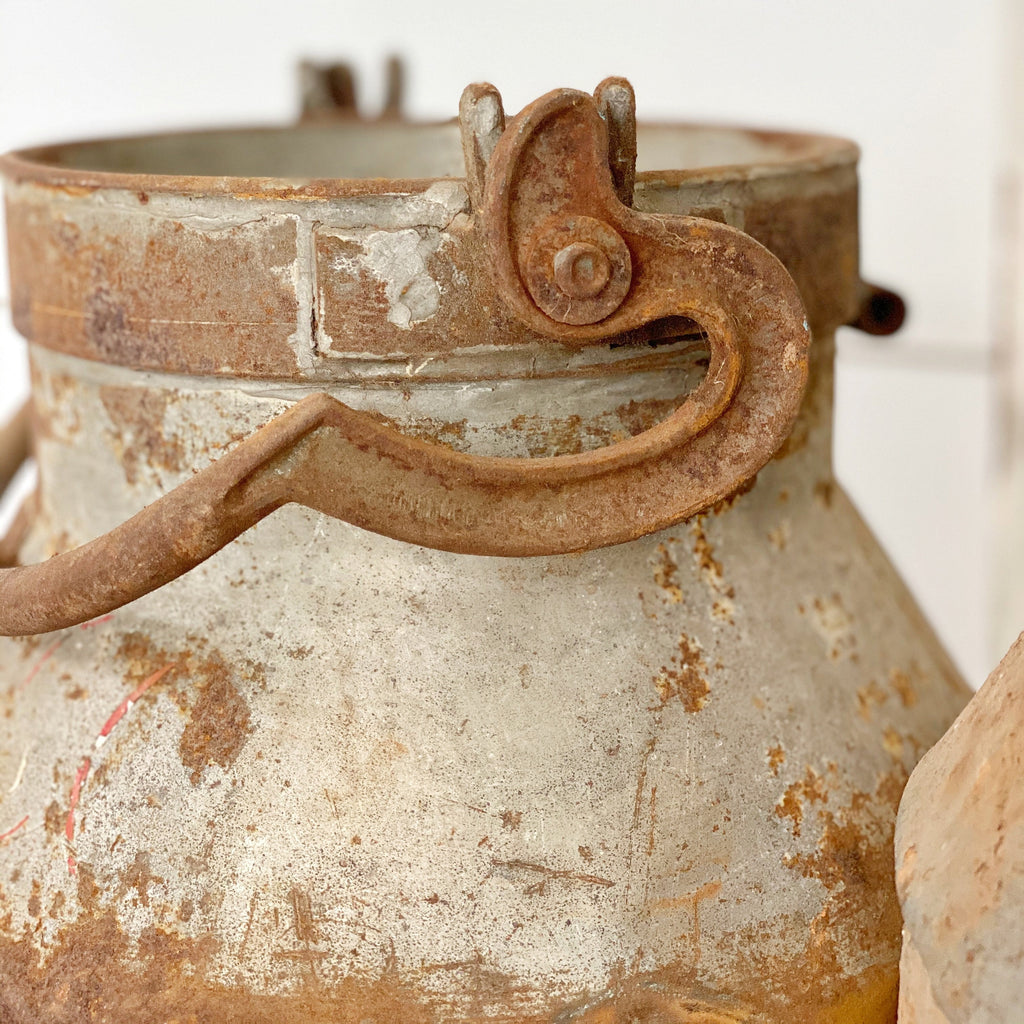Antique European Milk Cans - Large