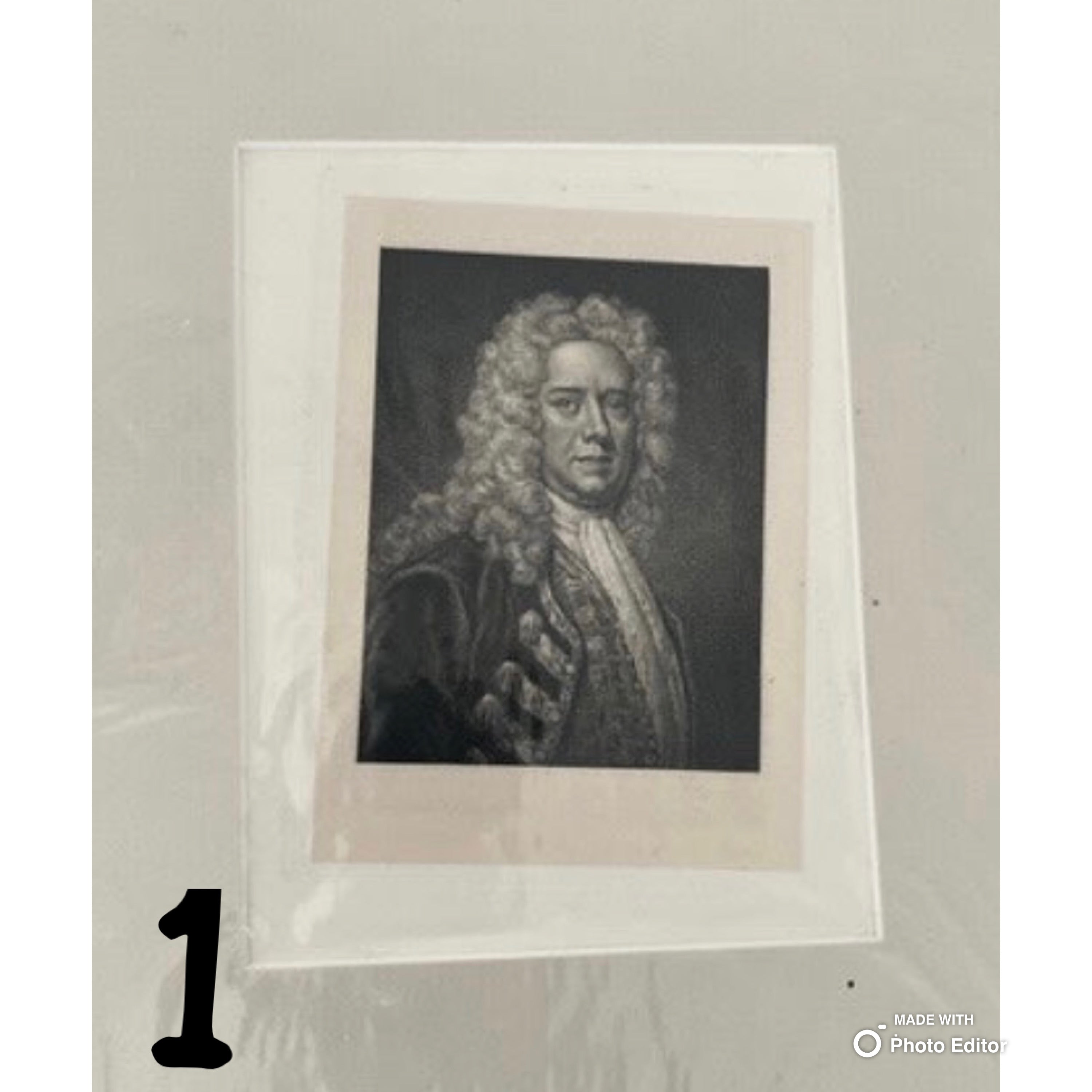 Vintage Matted Print