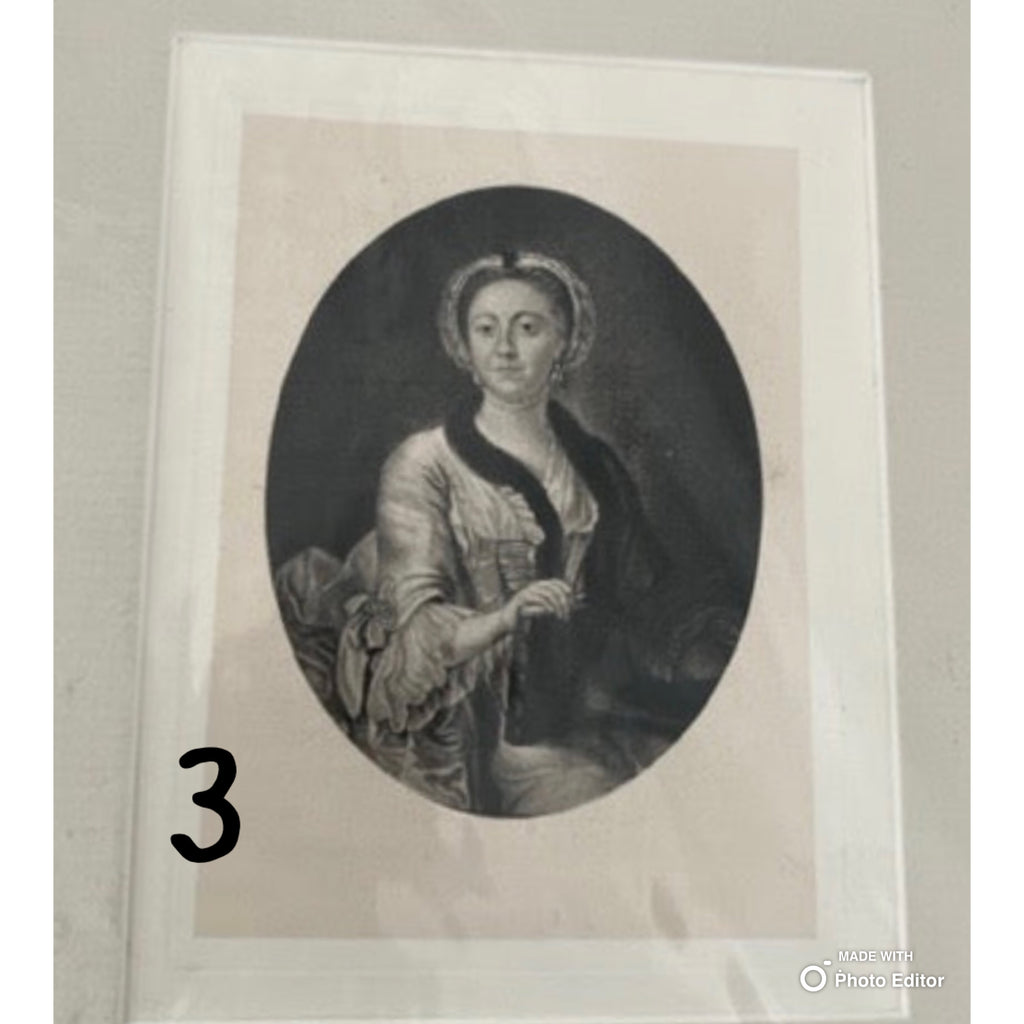 Vintage Matted Print