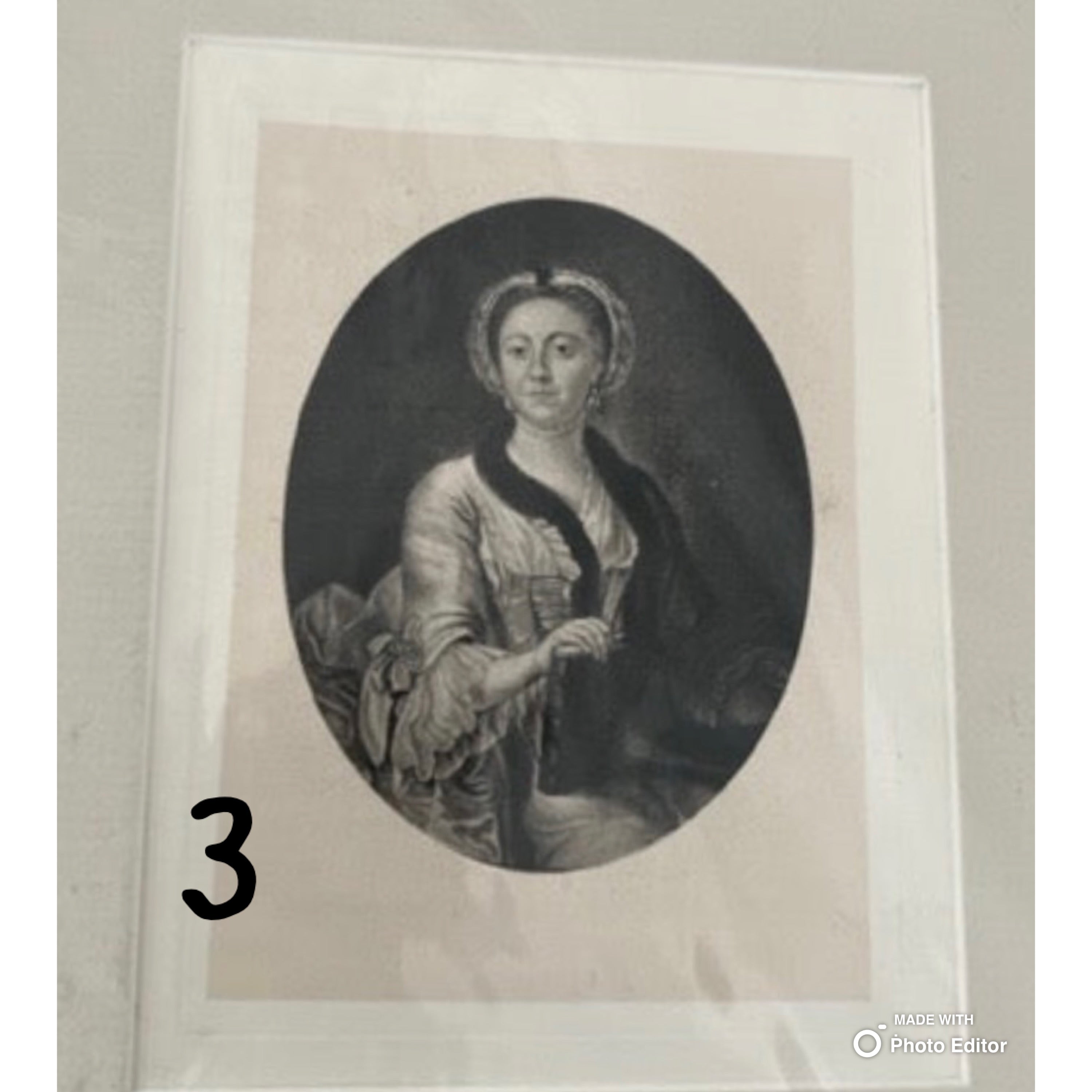 Vintage Matted Print