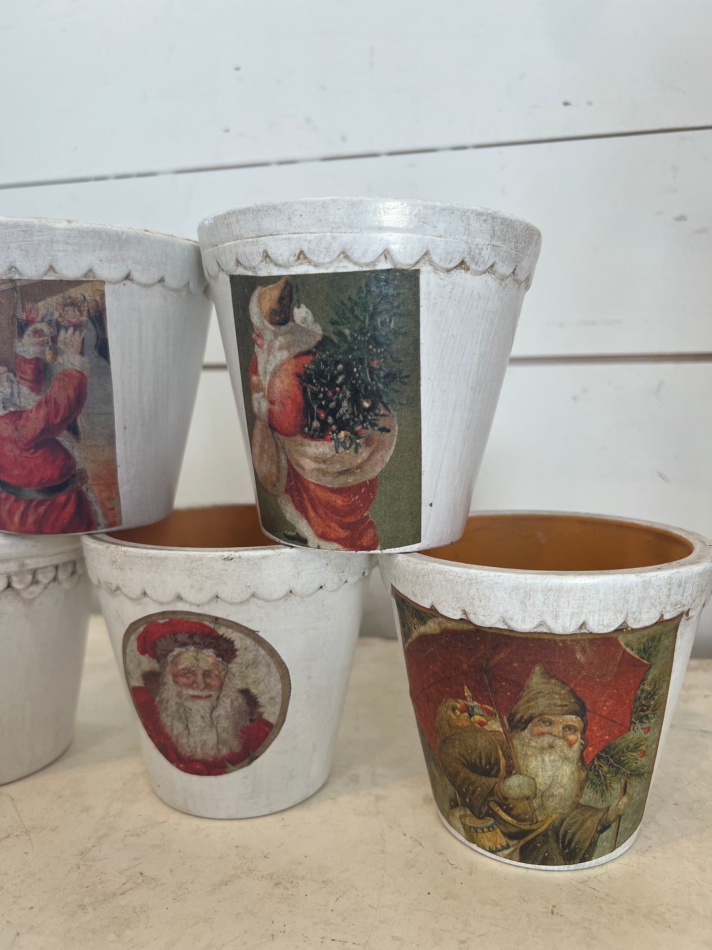 Santa Pots - Sold individually