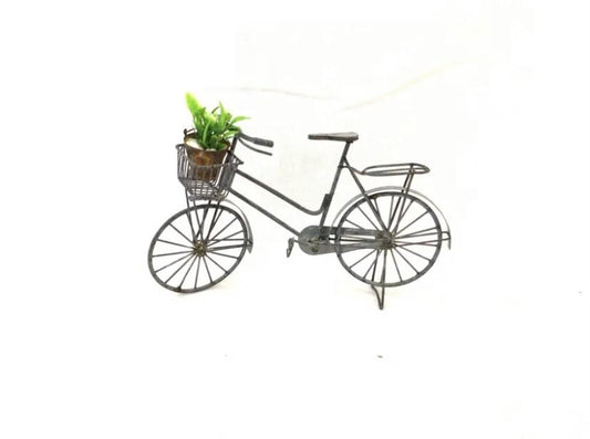 Handmade Wire Bicycle With Basket
