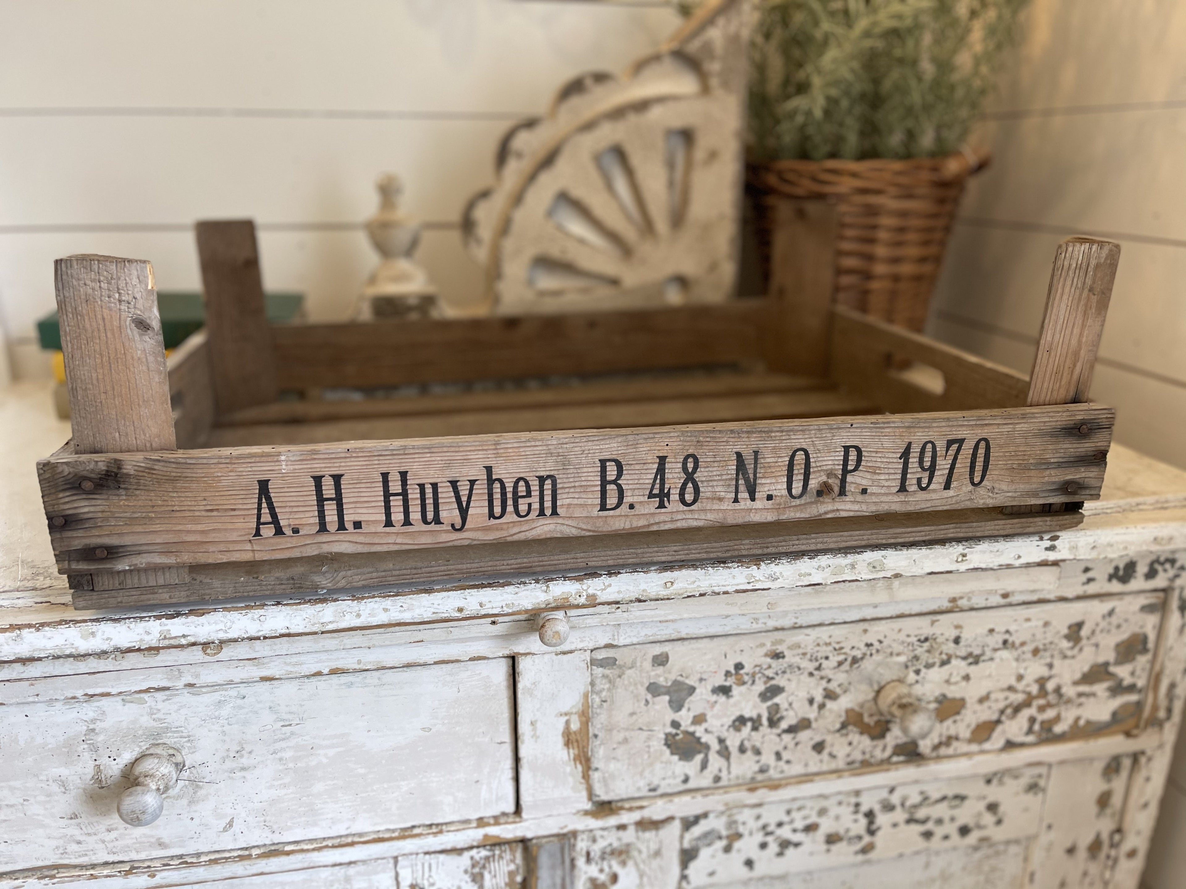 Vintage Grower Crate - European