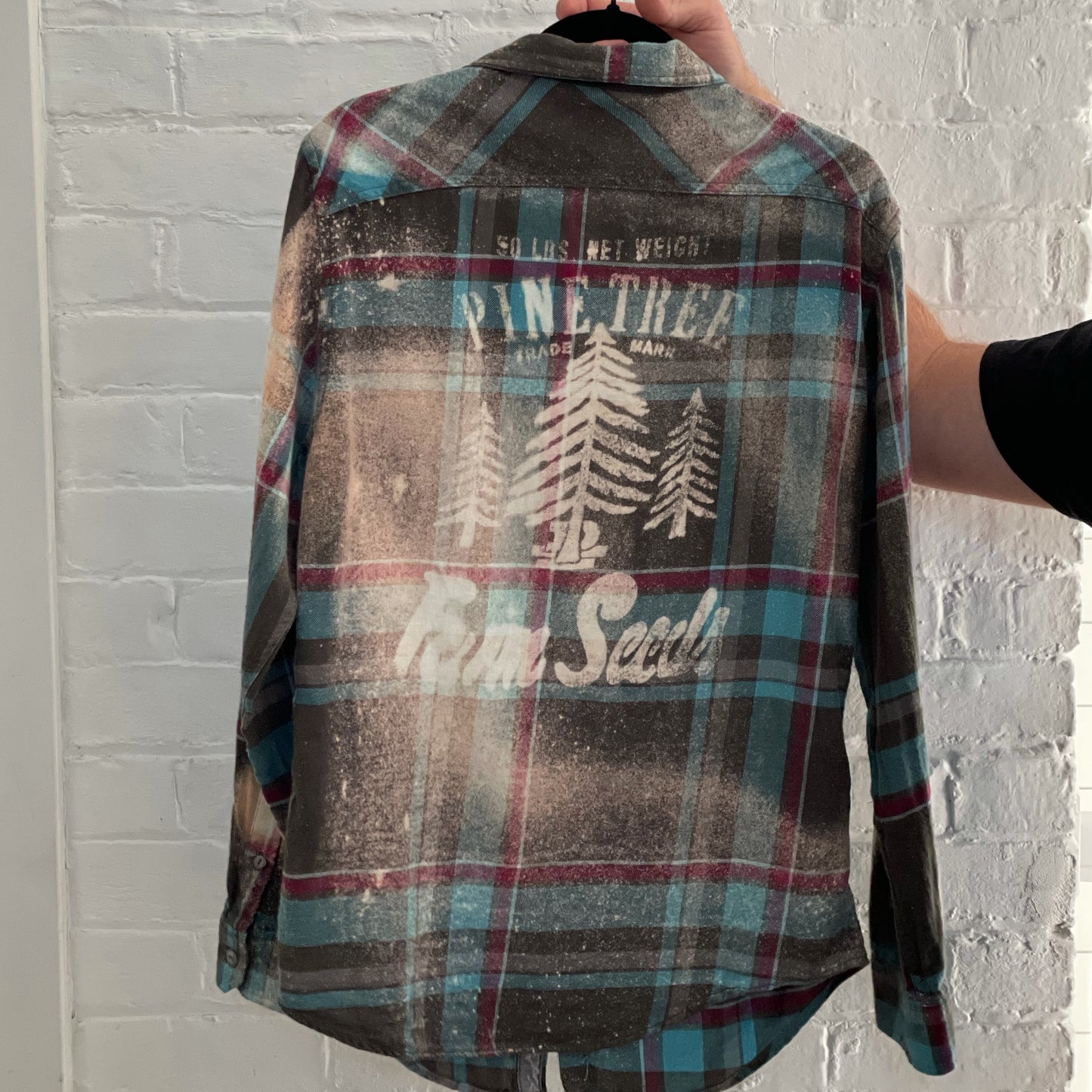 Hand Bleached Flannels and Jacket Sold Seperately