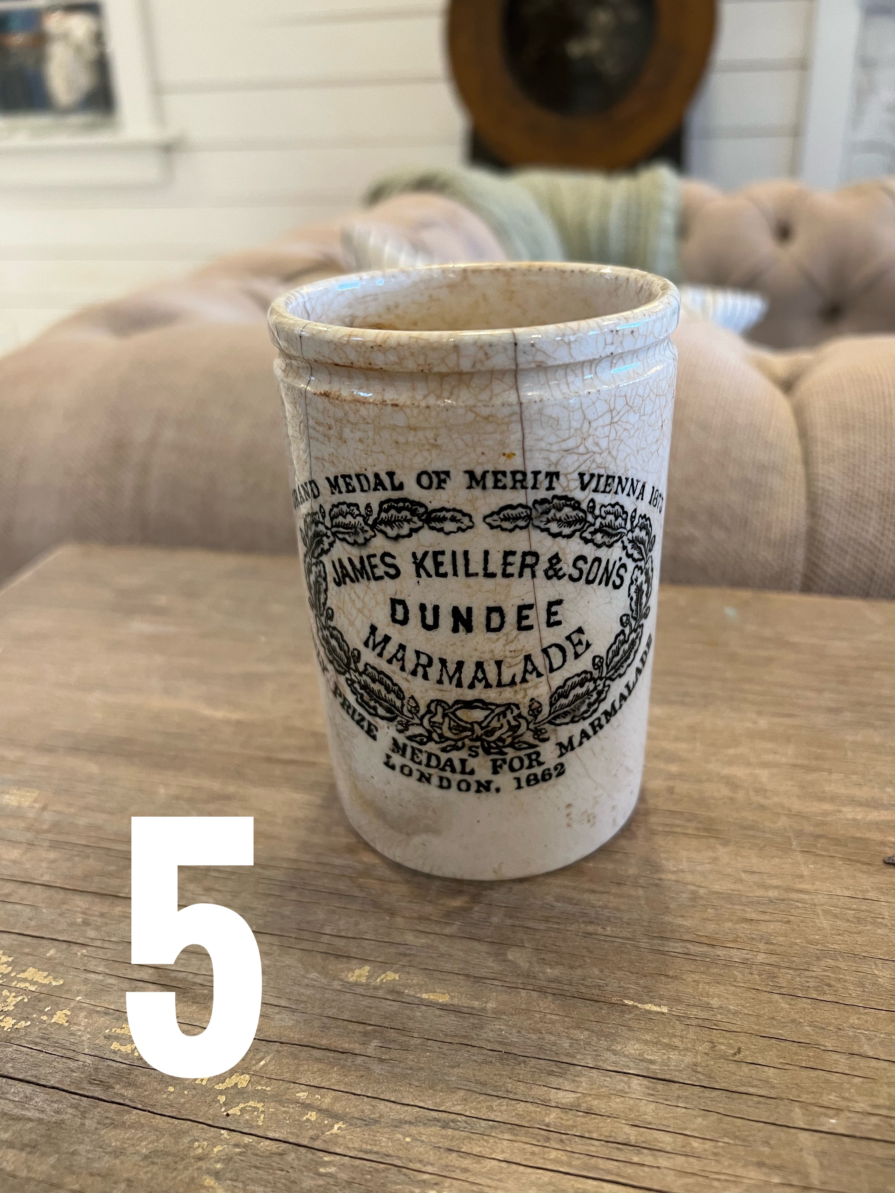 James Keiller & Sons Dundee Marmalade Crocks