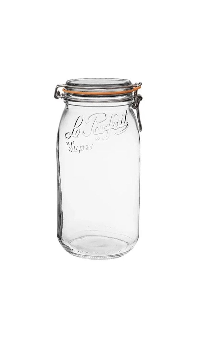 Le Parfait French Jam Jar Working Glass with Cover
