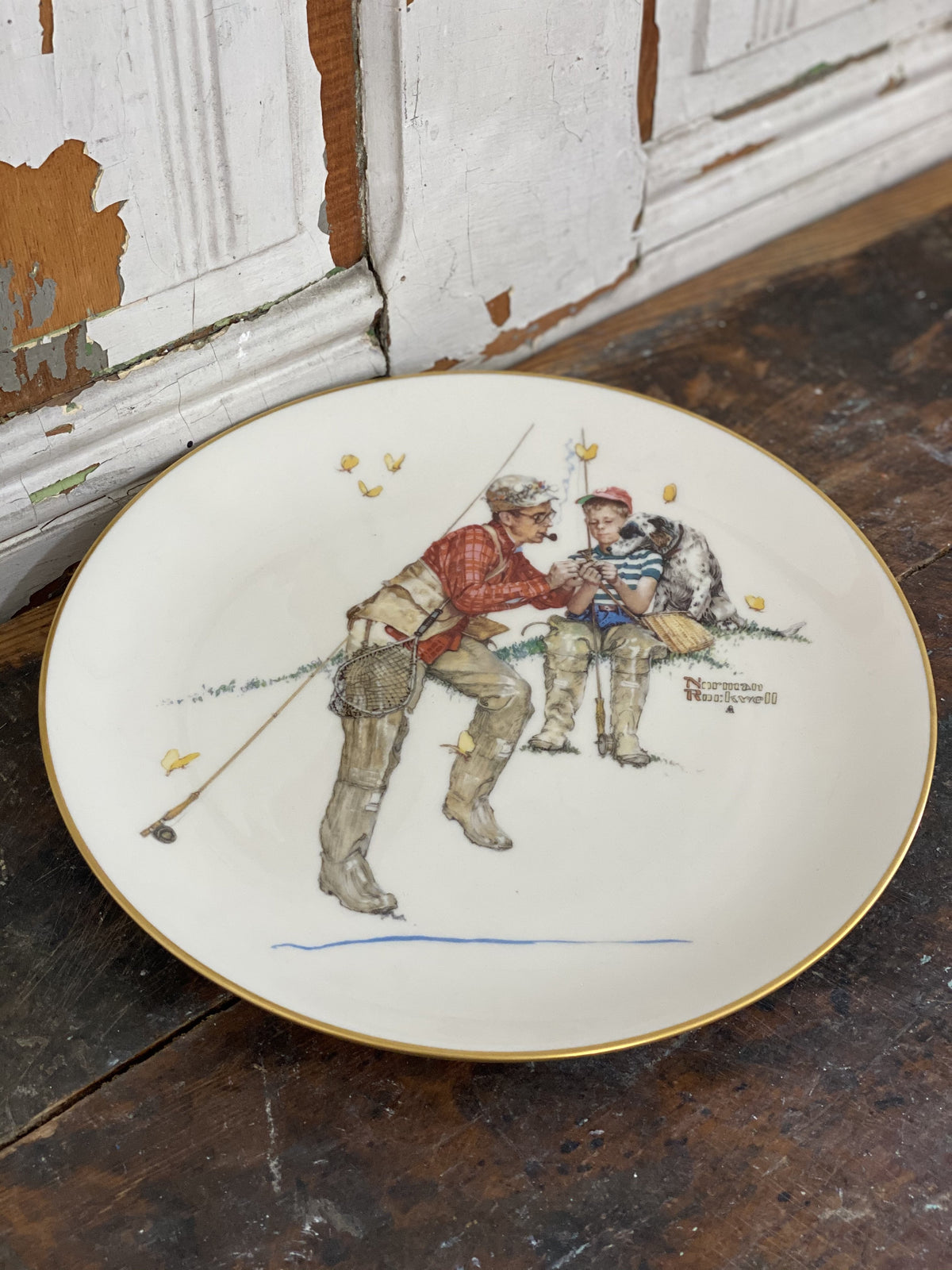 Norman Rockwell Season Plates