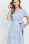 Polka Dot Side Tie Dress