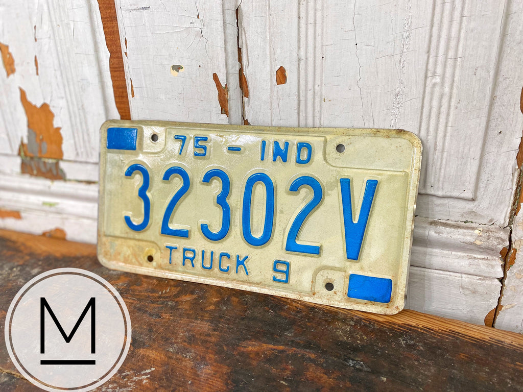 Vintage License Plate
